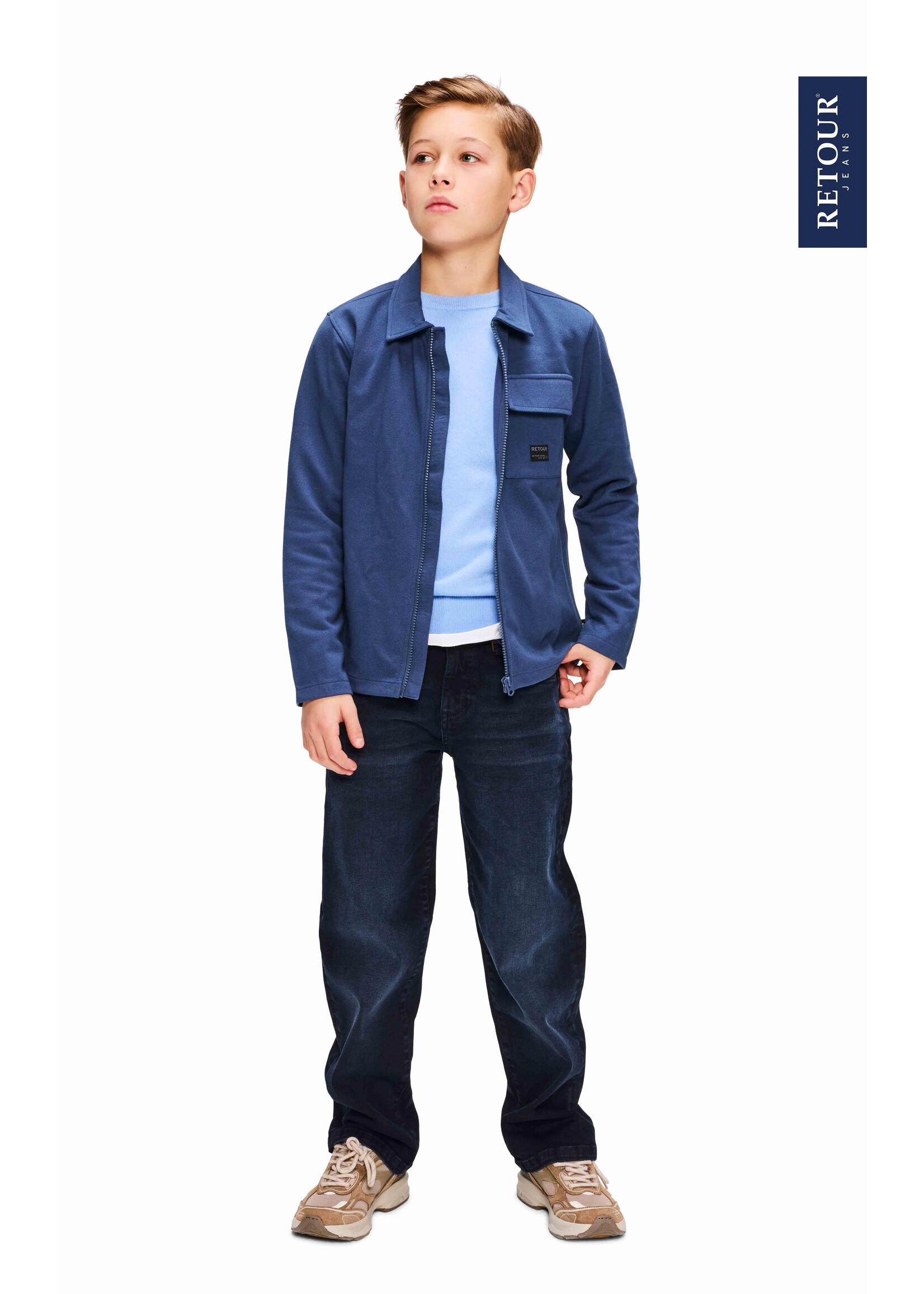 Retour Jeans Vest Flip (RJB-063-613) - blauw