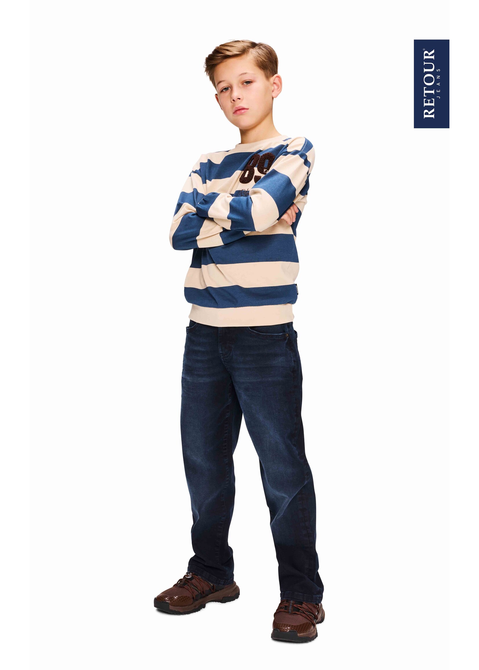 Retour Jeans Sweater Goof (RJB-063-205) - bleached blue