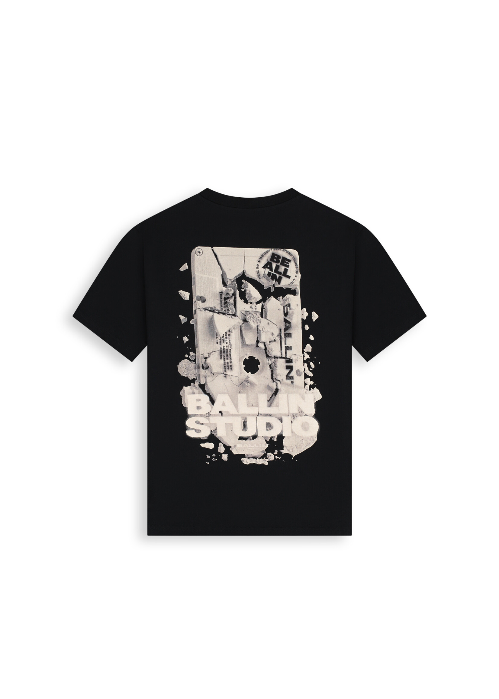 Ballin T-Shirt Junior Exploding Cassette Tape (26037115) - donkerblauw