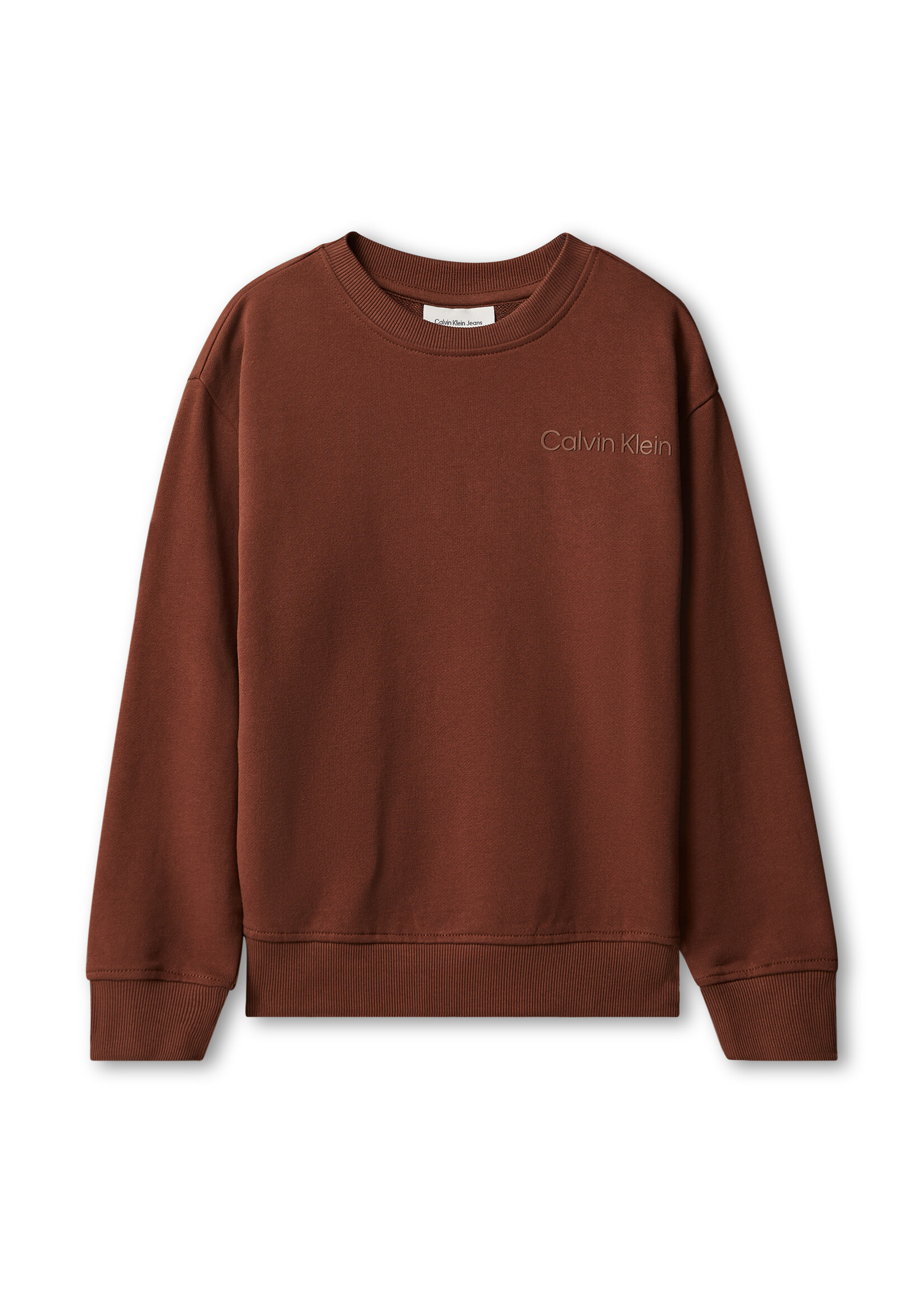 Calvin Klein Sweater LVCKFJB34BHJQ - BACK PRINT CN SWEATSHIRT - bruin
