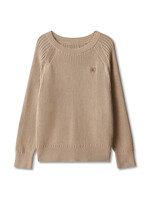 Calvin Klein Sweater LVCKFJF01BPBE - CK RIB RAGLAN SWEATER - beige