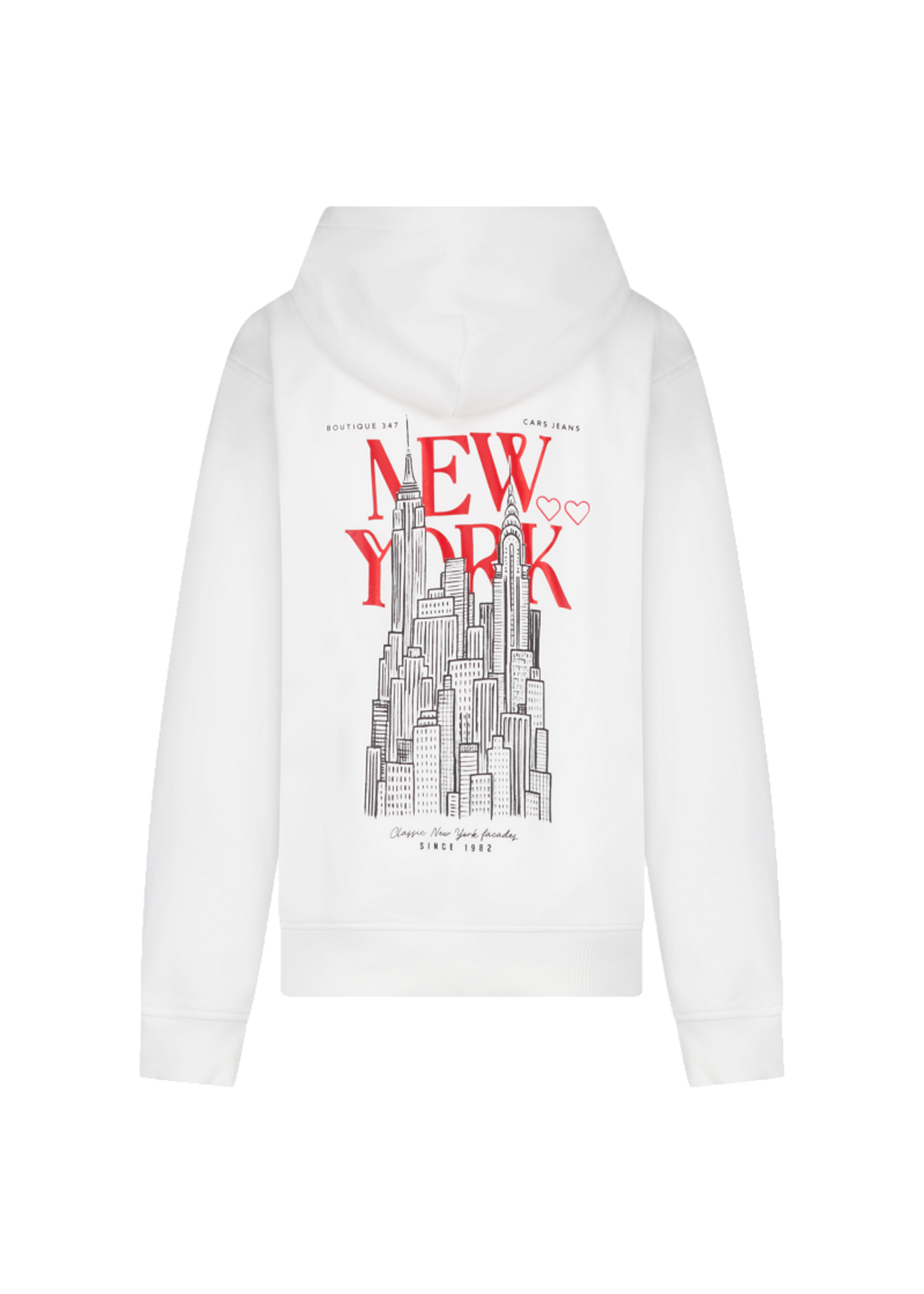 Cars Hoodie Jolie - Wit