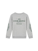 Malelions Sweater Relaxed Lifestyle Sweater (MJA50026005) - grijs melange