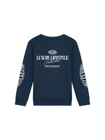 Malelions Sweater Relaxed Lifestyle Sweater (MJA50026005) - donkerblauw