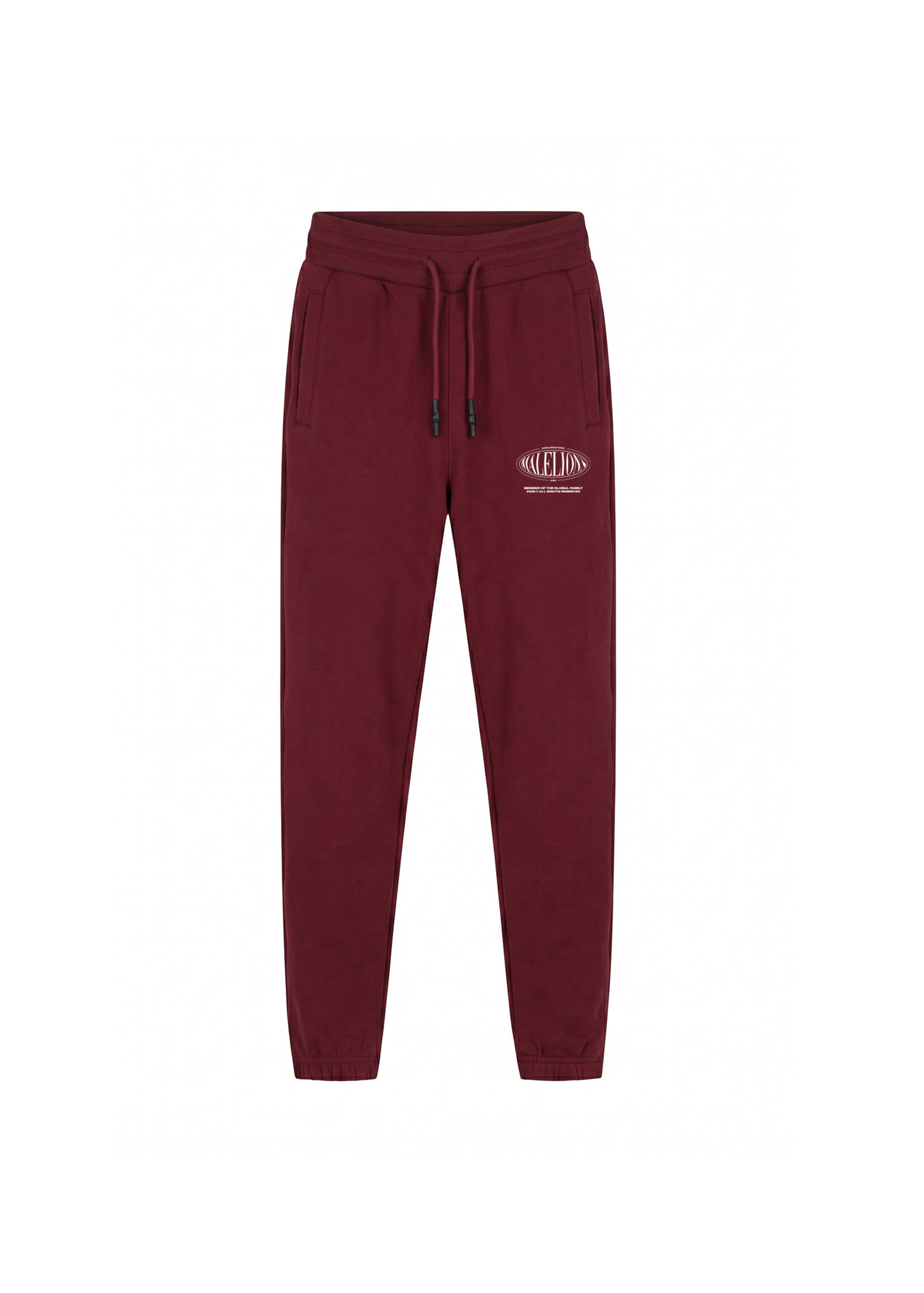 Malelions Joggingbroek  Lifestyle Sweatpants (MJA50026011) - bordeaux
