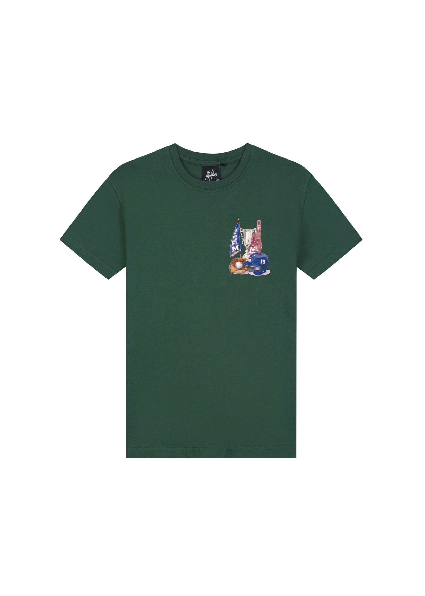 Malelions T-shirt Relaxed Champions T-Shirt (MJA50026019 - groen