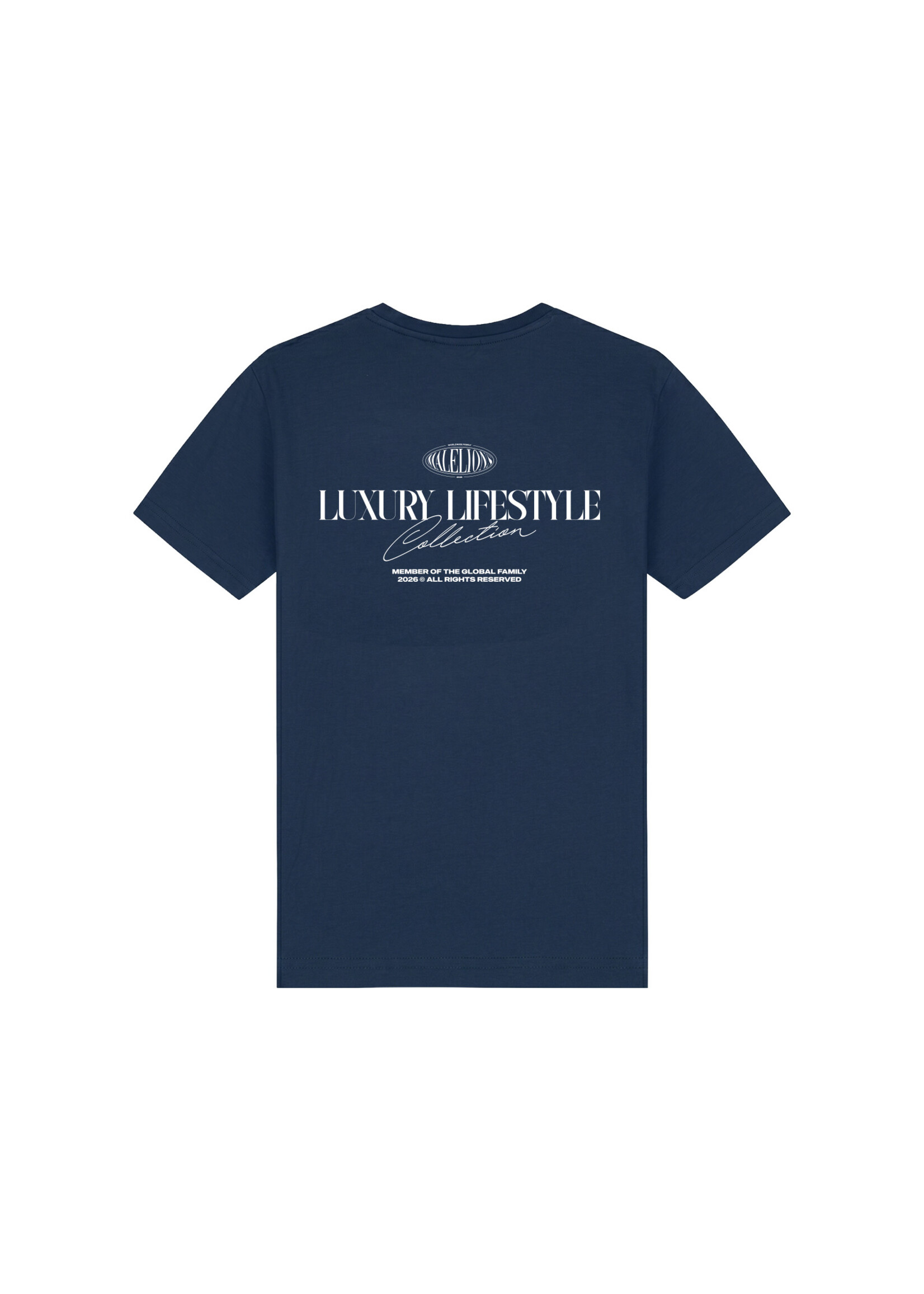 Malelions T-shirt Relaxed Lifestyle T-Shirt (MJA50026009) - donkerblauw