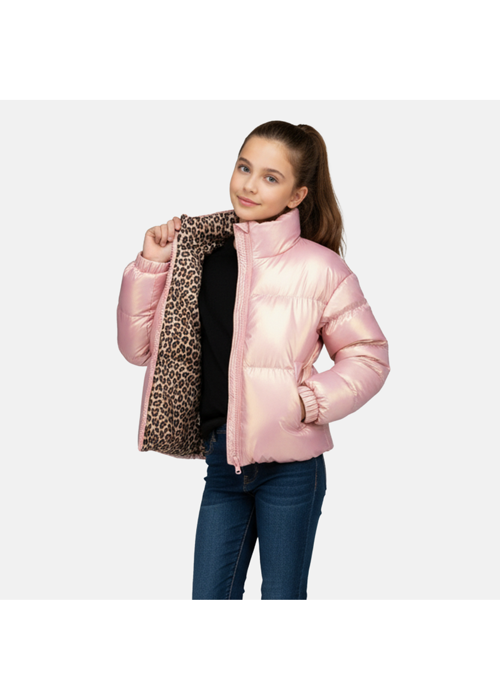 Cars Jas Gina reversible - panter /  Roze