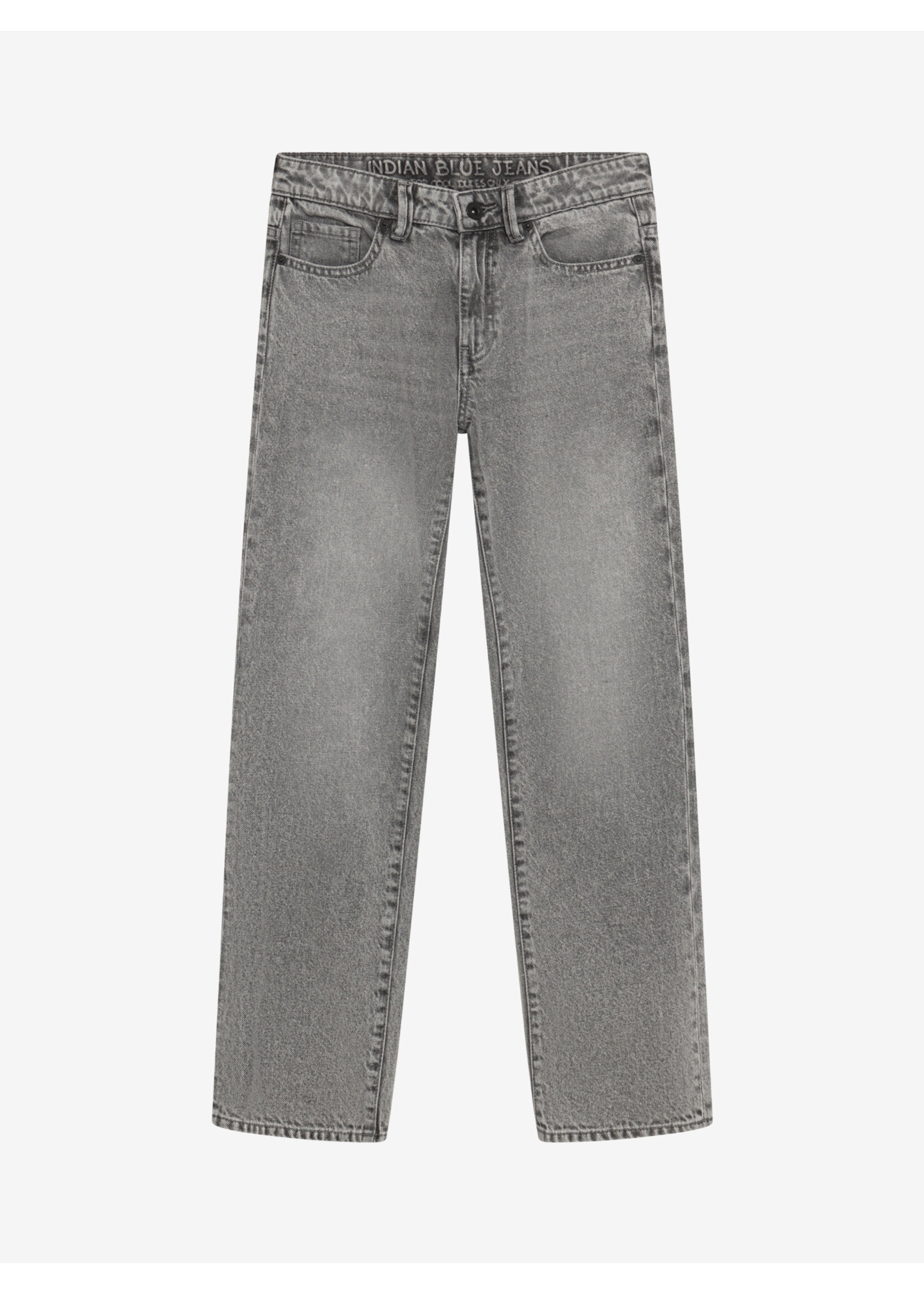 Indian blue jeans  Wide Loose Fit Grey Jeans old 960701 - lichtgrijs denim