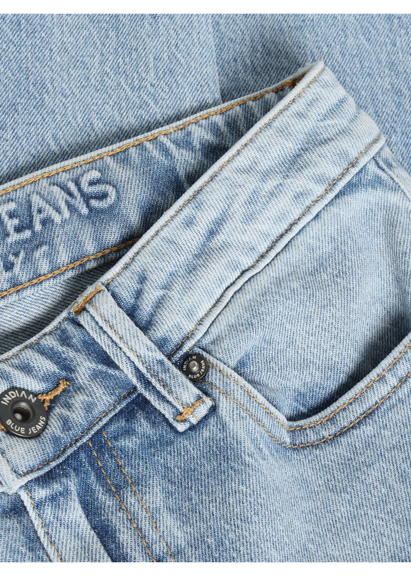 Indian blue jeans  Wide Loose Fit Blue Jeans 960707 - lichtblauw denim