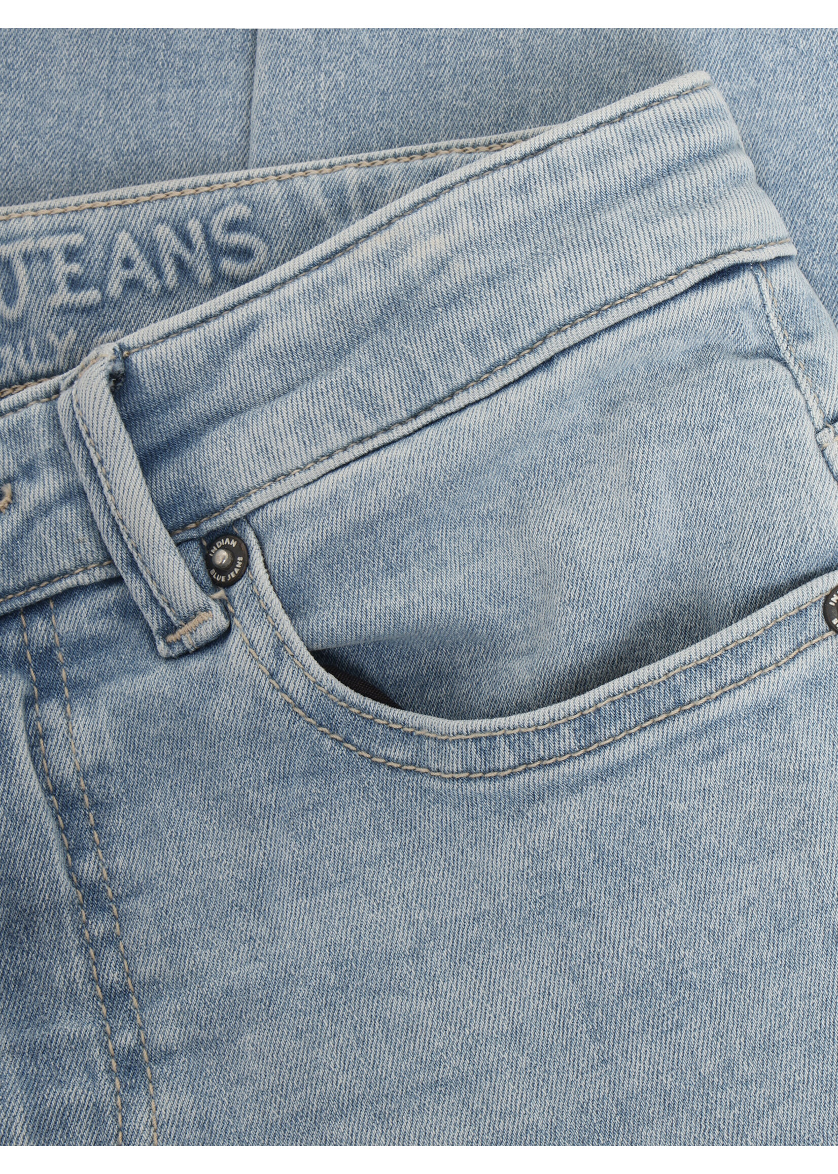Indian blue jeans Jeans  7066 Wide Straight Fit Blue jeans 960695 - lichtblauw denim