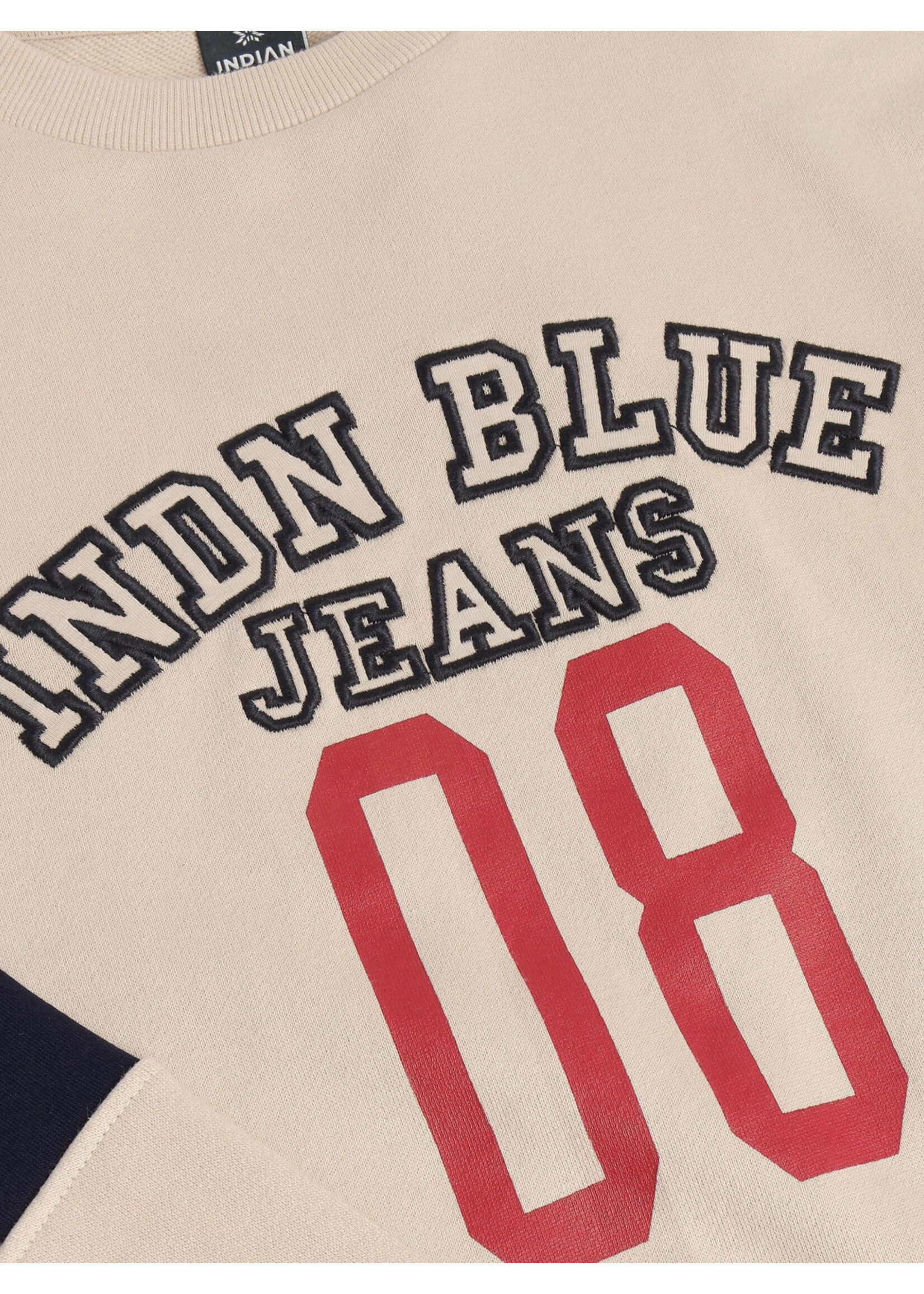Indian blue jeans  Loose Fit Sweat College INDN 960827 - zand