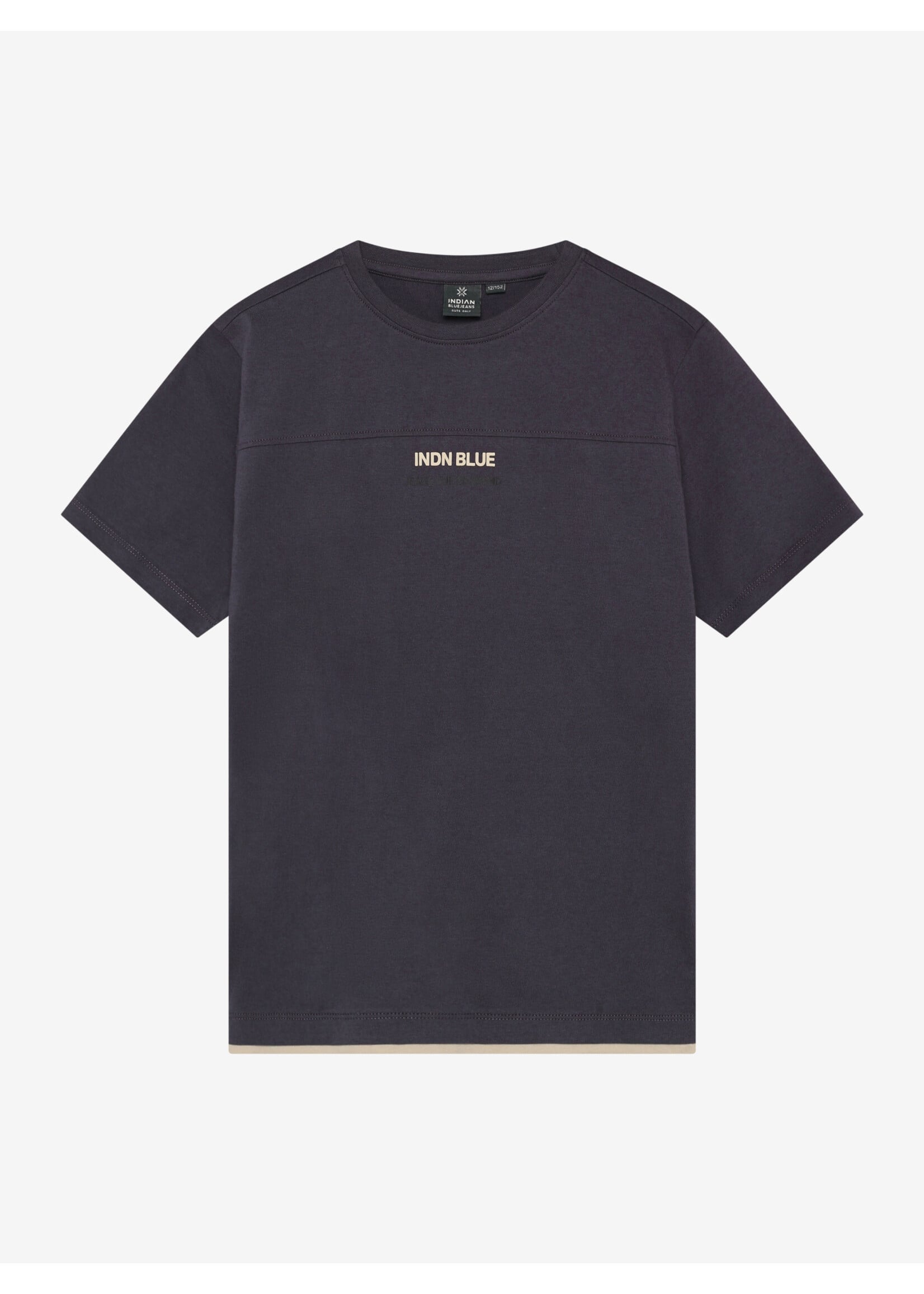 Indian blue jeans  T-Shirt  Loose Fit T-Shirt Backprint 960739 - donkerpaars