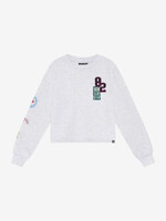 Indian blue jeans Sweater Patches 970968 - lichtgrijs gemeleerd