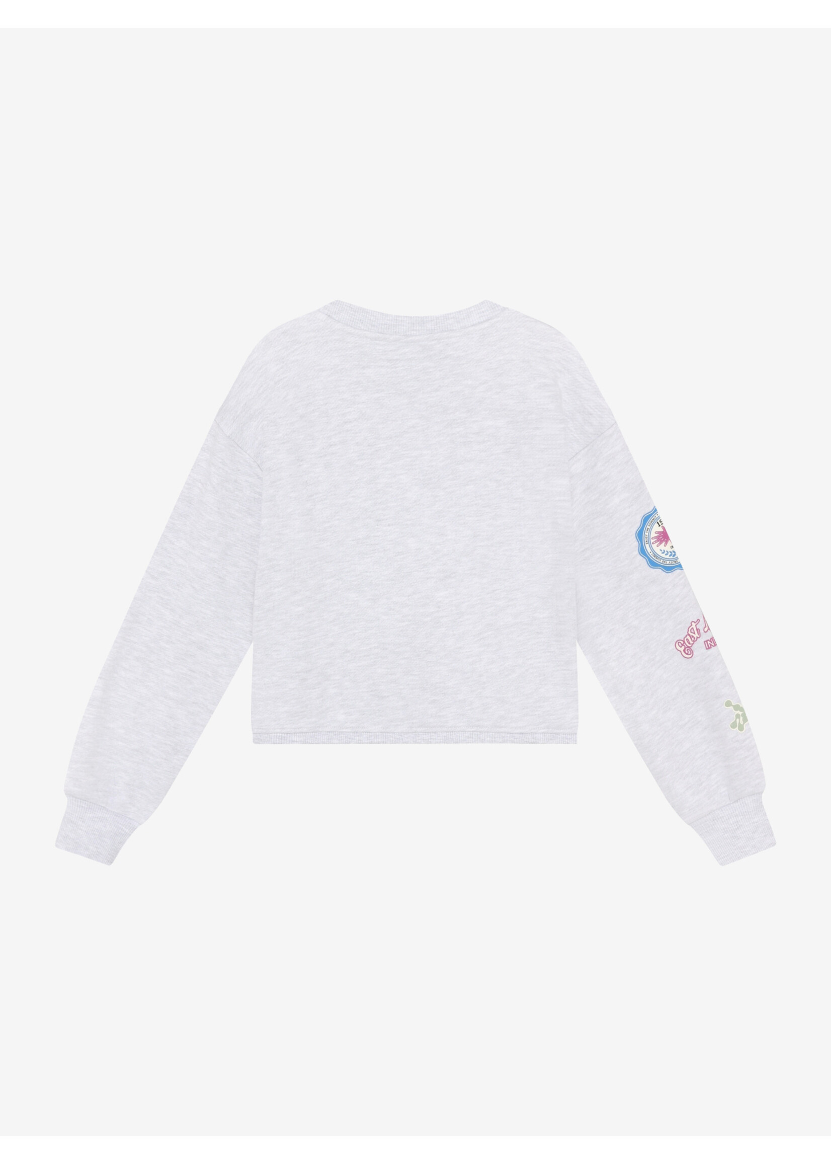 Indian blue jeans Sweater Patches 970968 - lichtgrijs gemeleerd