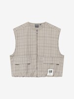 Indian blue jeans Gilet Check 970995 - licht bruin