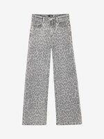 Indian blue jeans Jeans 70906  Wide Fit Print  - grijs met panterprint