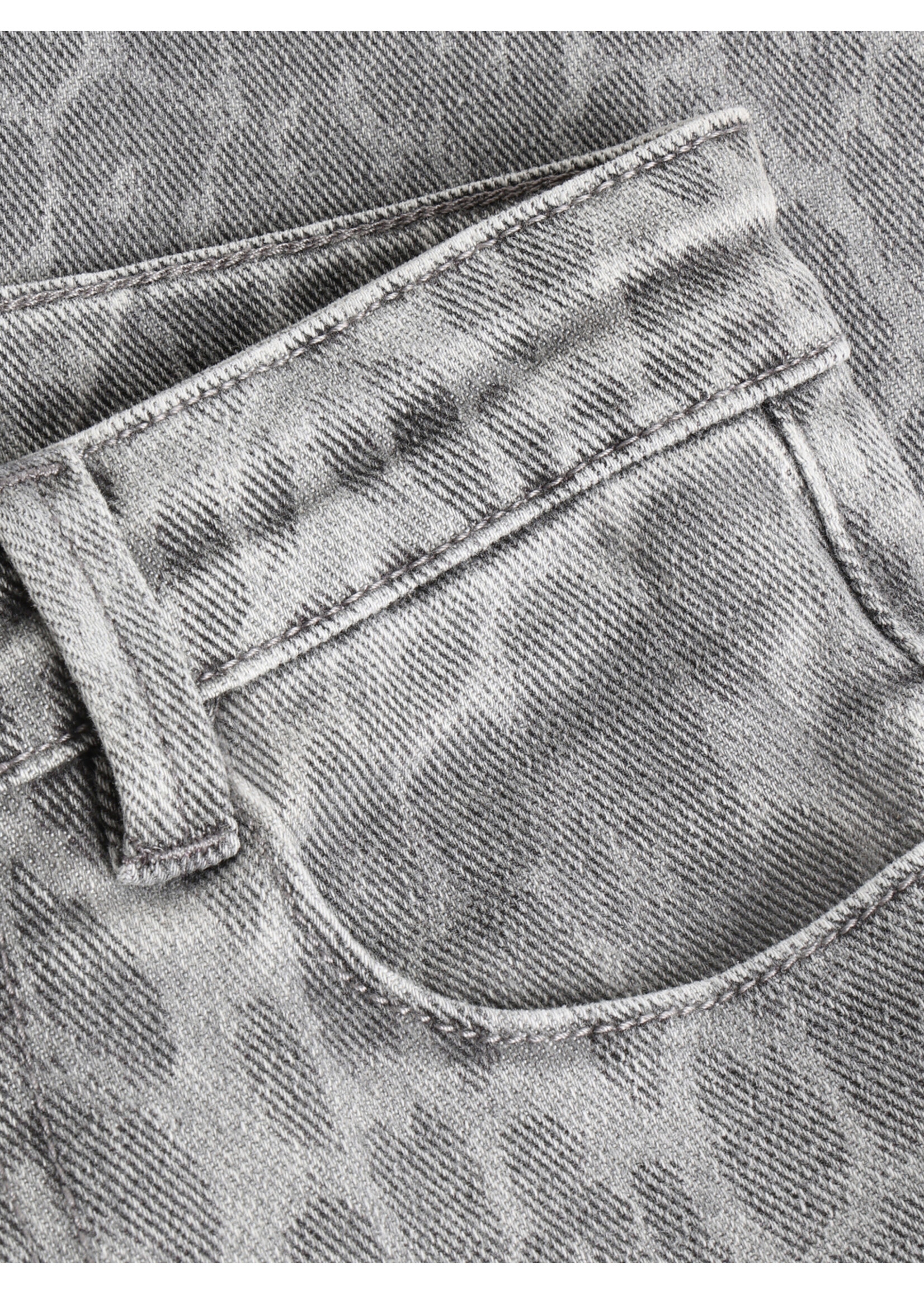 Indian blue jeans Jeans 970906  Wide Fit Print  - grijs met panterprint