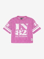 Indian blue jeans T-shirt Wide Lace 970957 - roze