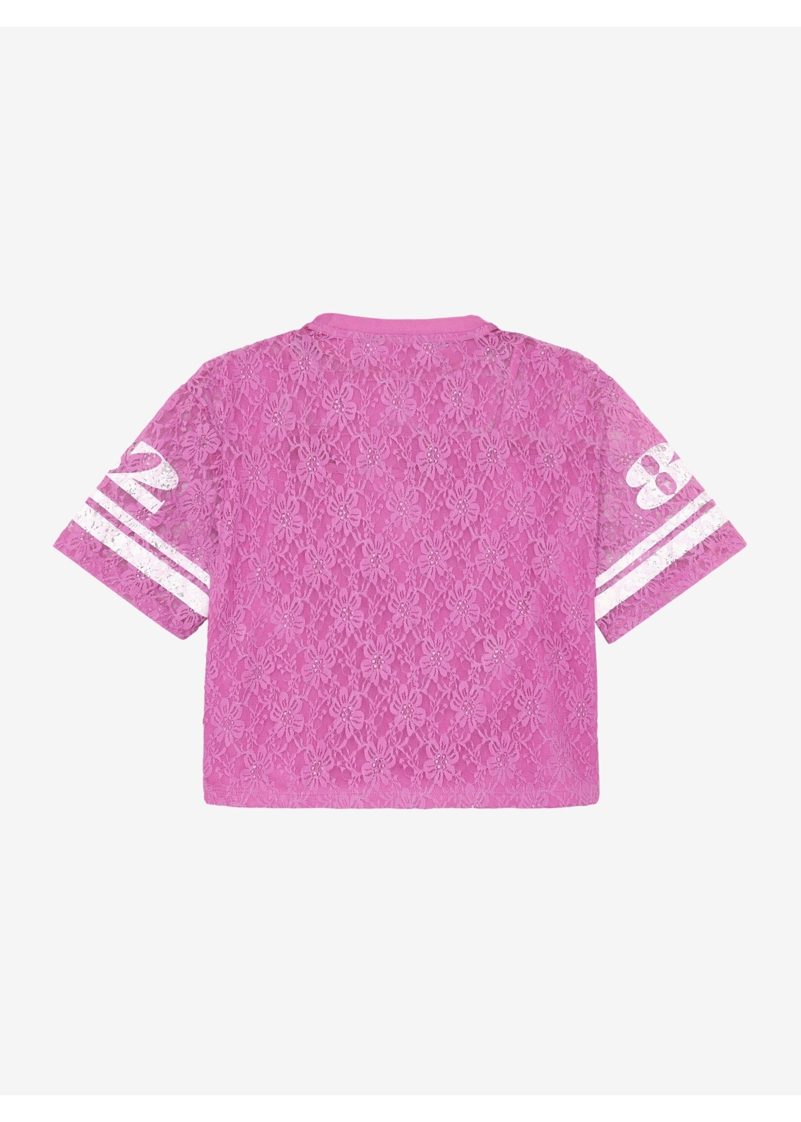 Indian blue jeans  T-shirt Wide Lace 970957 - roze