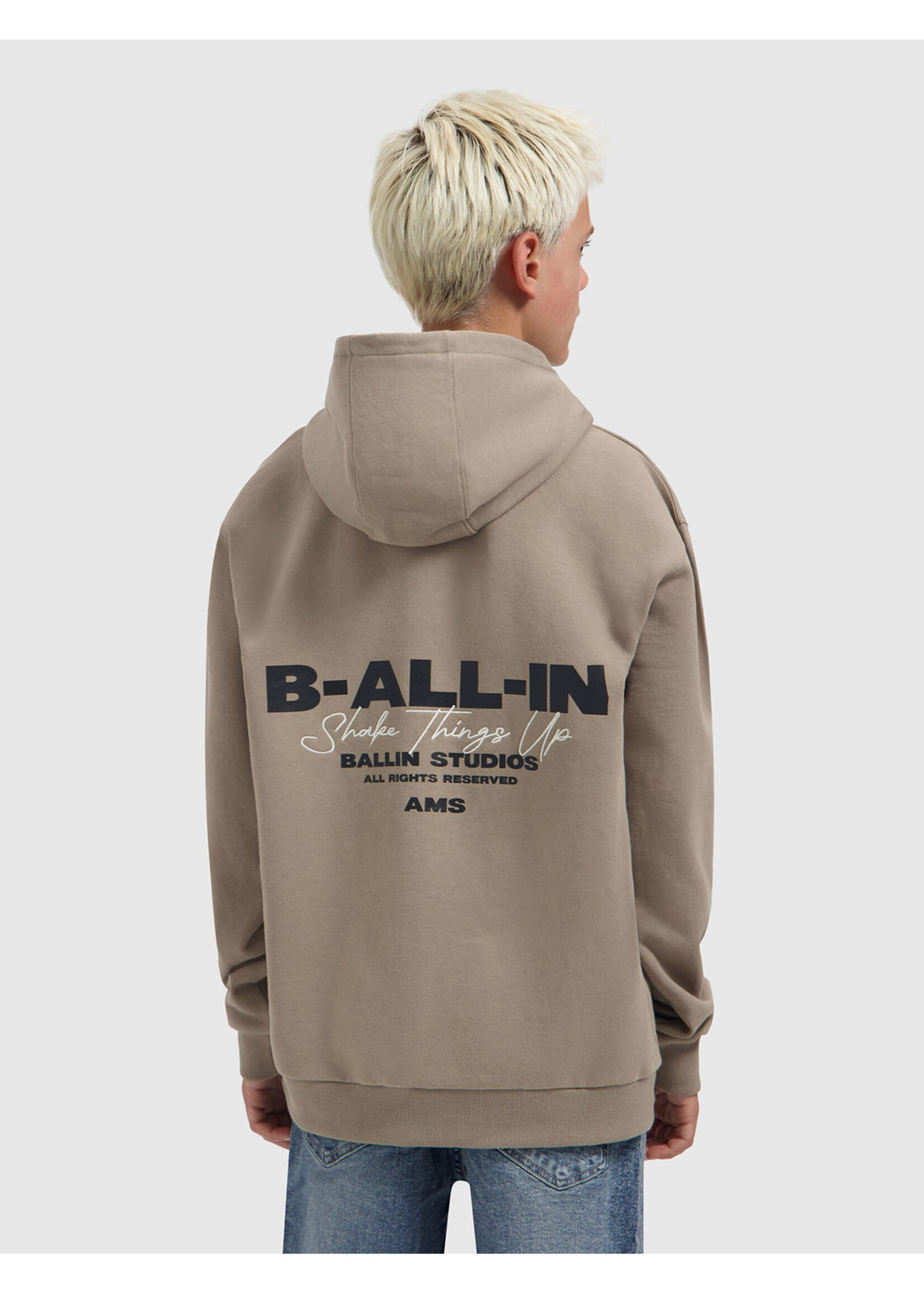 Ballin Hoodie  B-ALL-IN  (26037342) - taupe