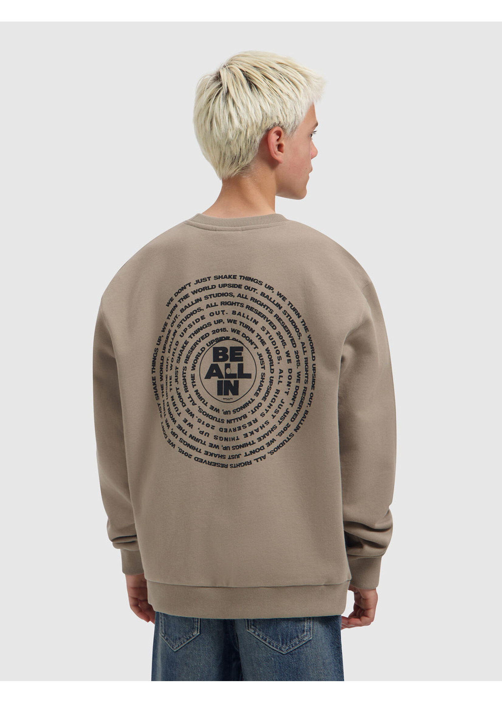 Ballin Sweater LP Crewneck (26037327) - taupe