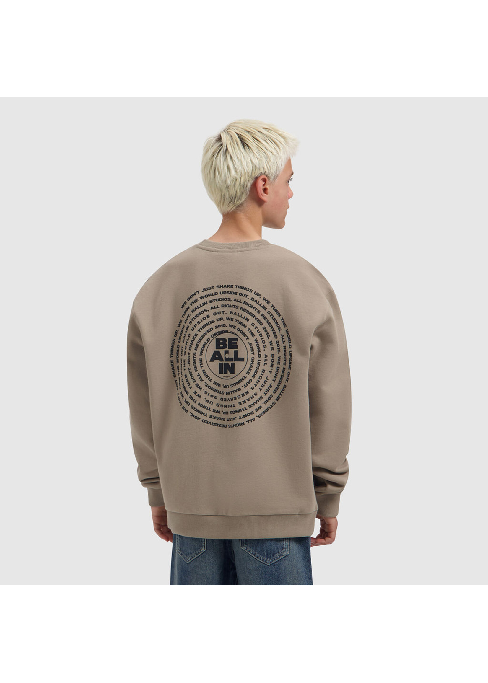 Ballin Sweater LP Crewneck (26037327) - taupe