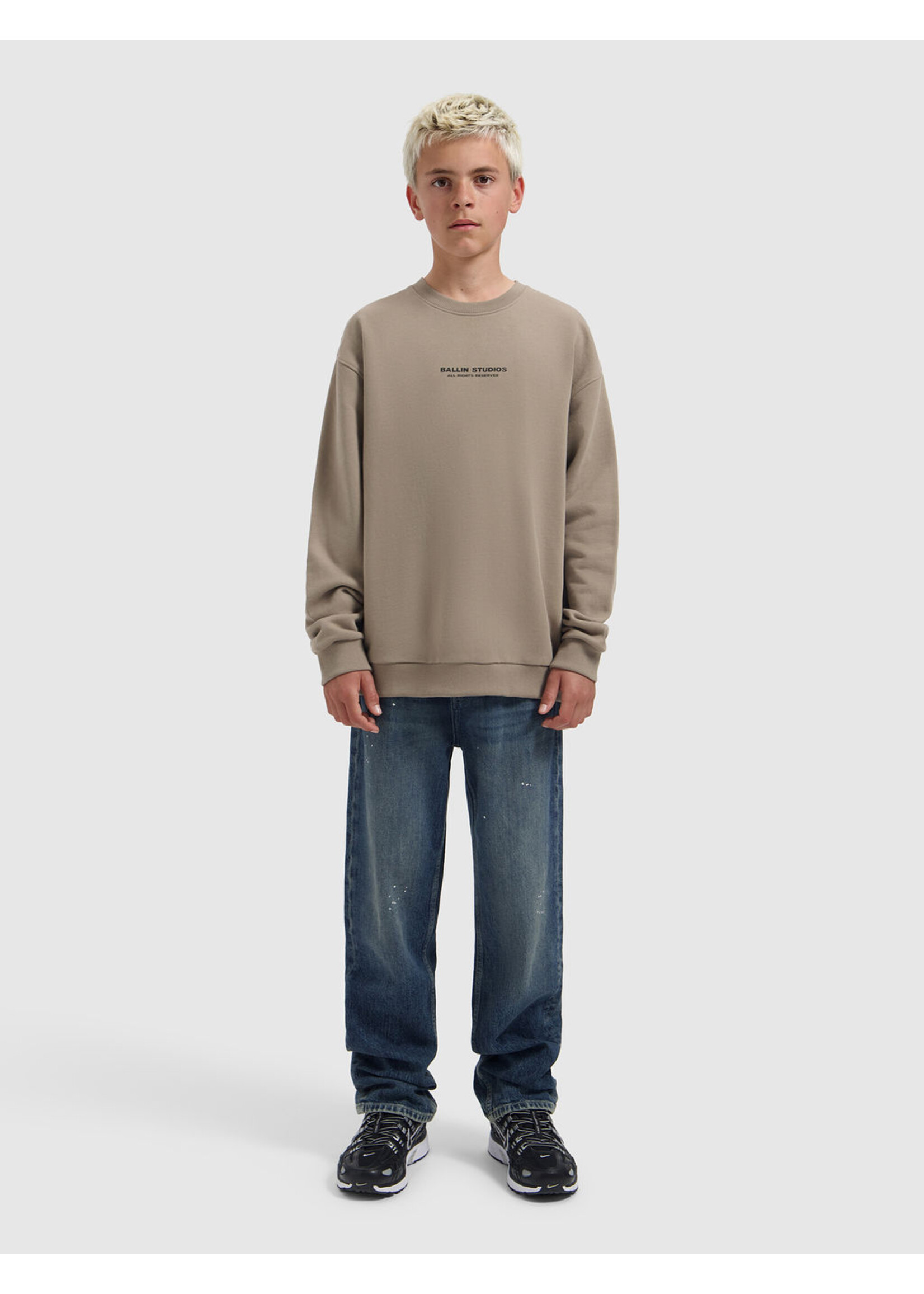 Ballin Sweater LP Crewneck (26037327) - taupe
