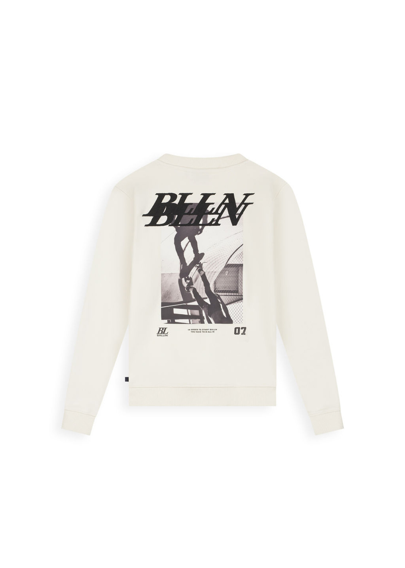 Ballin Sweater Upside Out Crewneck (26037304) - ecru