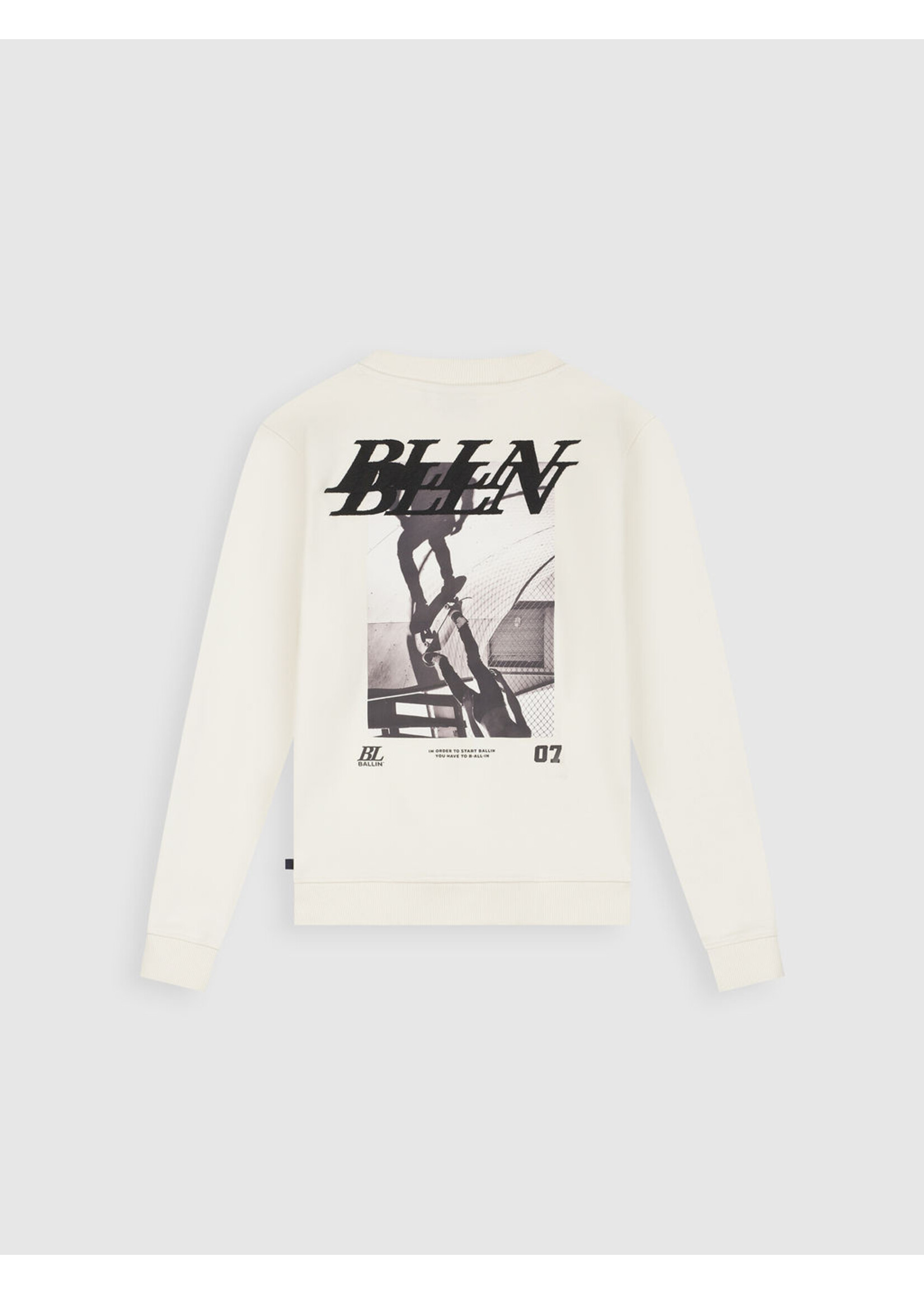 Ballin Sweater Upside Out Crewneck (26037304) - ecru
