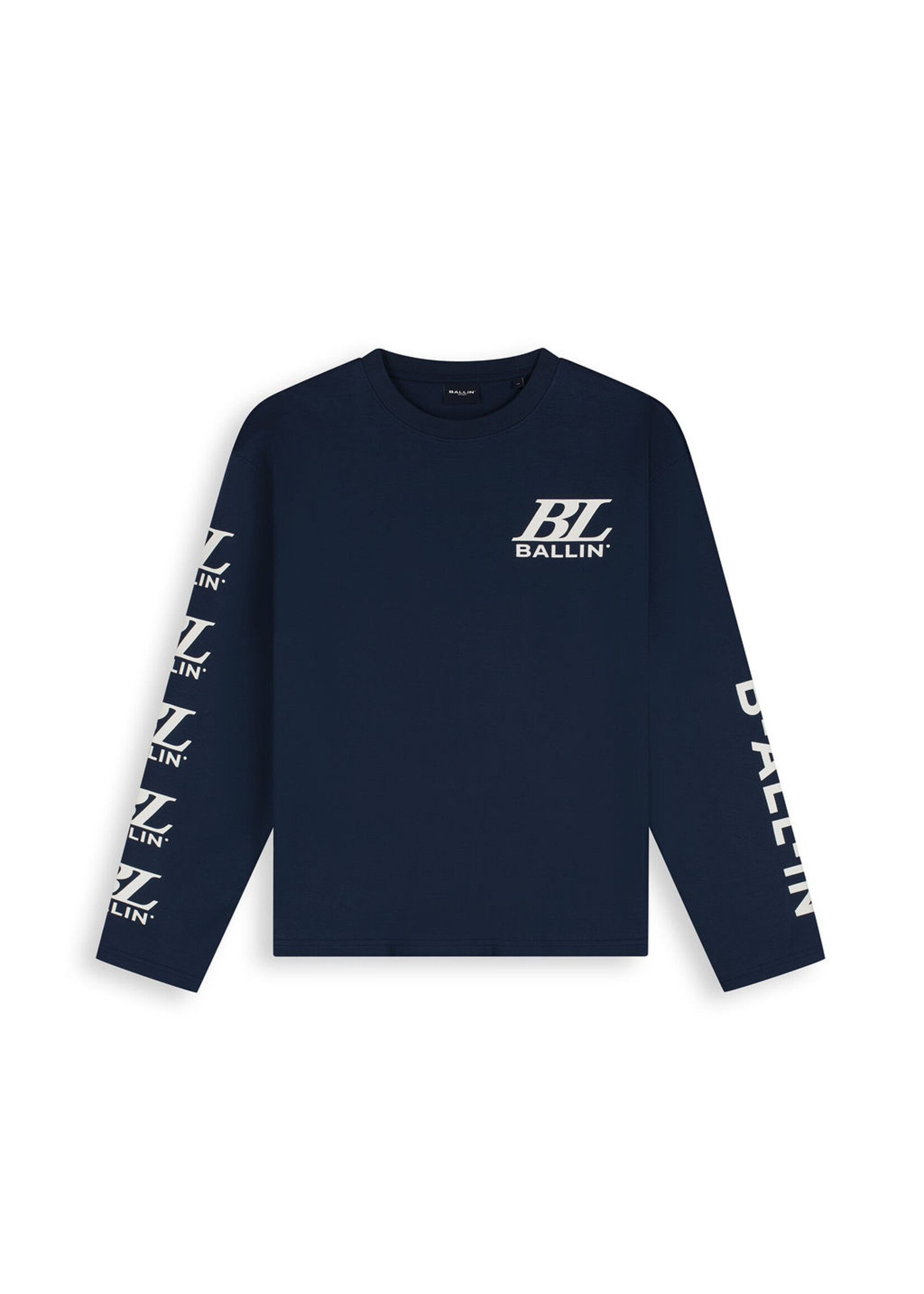 Ballin Longsleeve Junior Monogram  (26037122) - donkerblauw