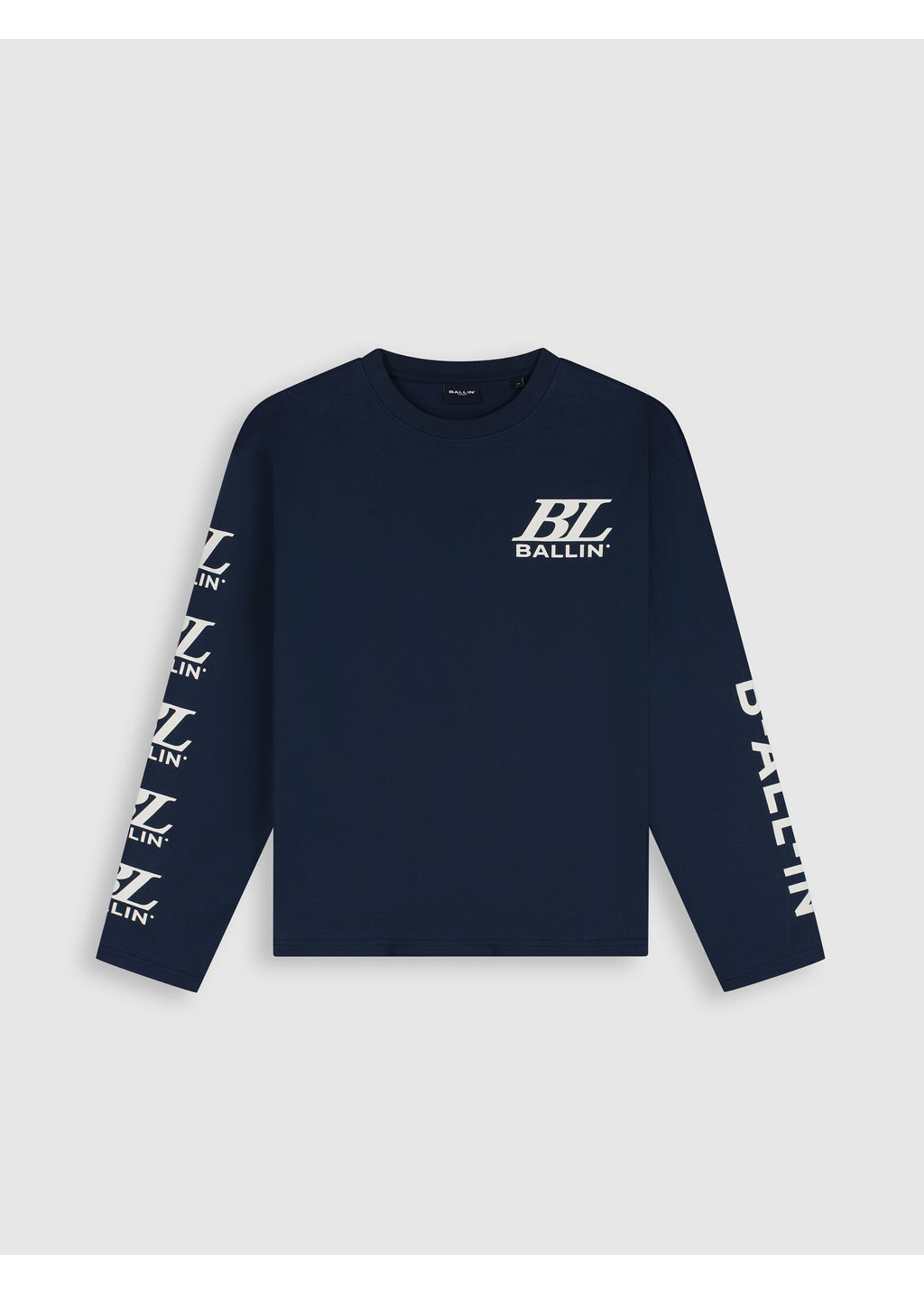 Ballin Longsleeve Junior Monogram  (26037122) - donkerblauw