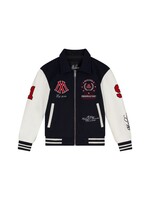 Malelions Baseball Jas Varsity Jacket (MJA50026001) - donkerblauw