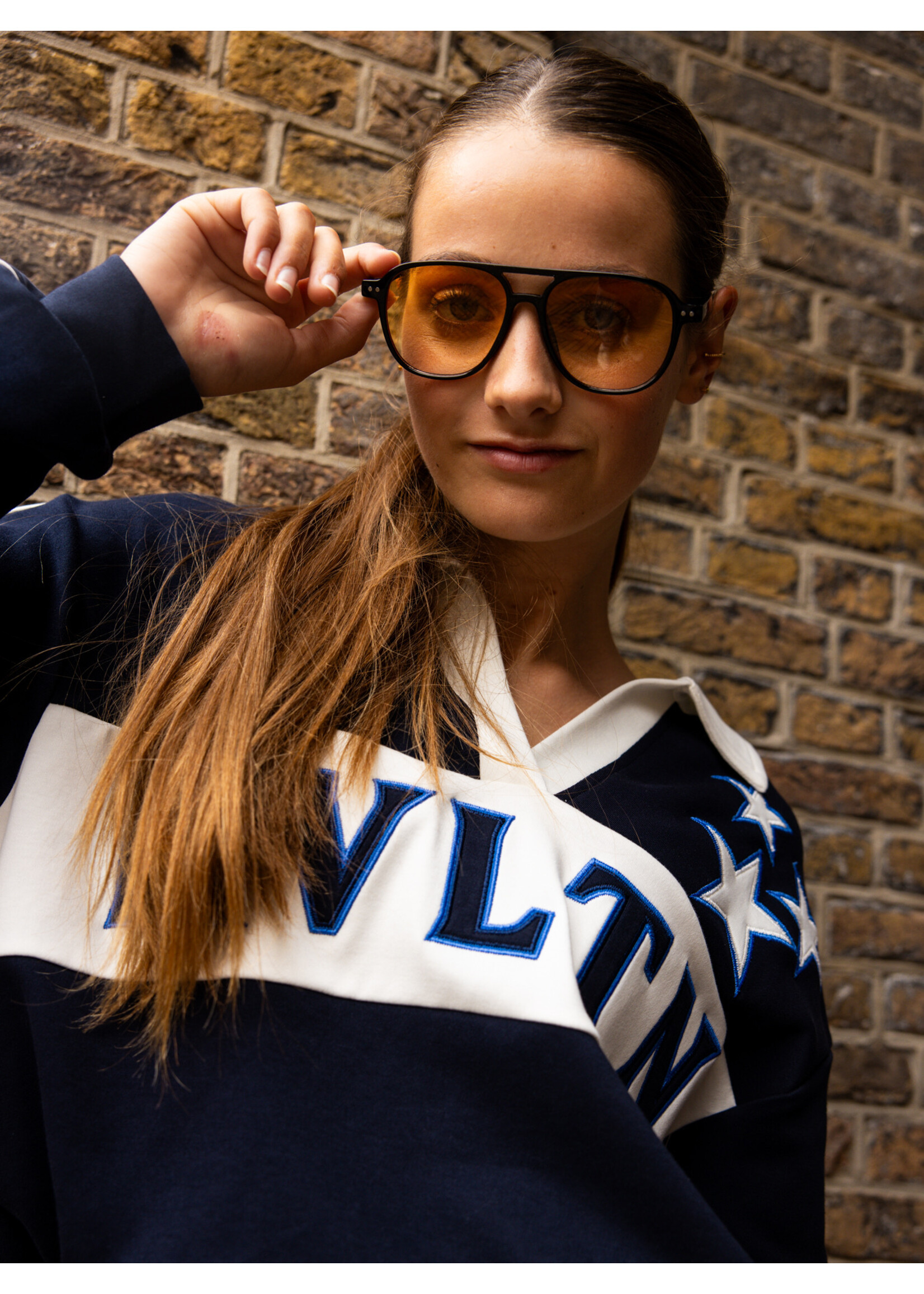 Looxs Polo Sweater 5316 - donkerblauw