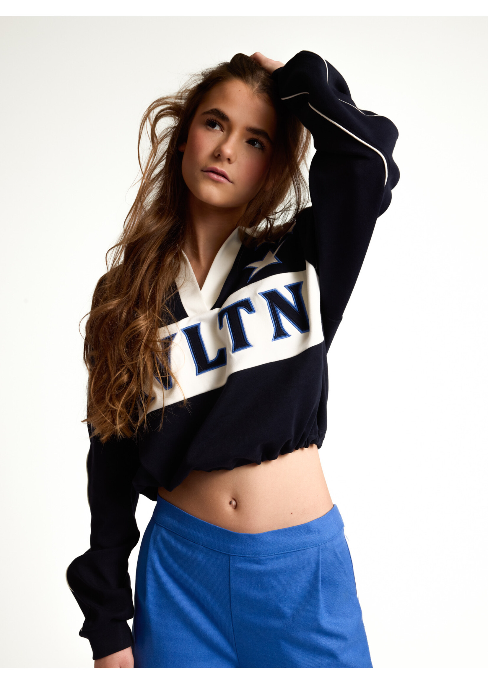 Looxs Polo Sweater 5316 - donkerblauw