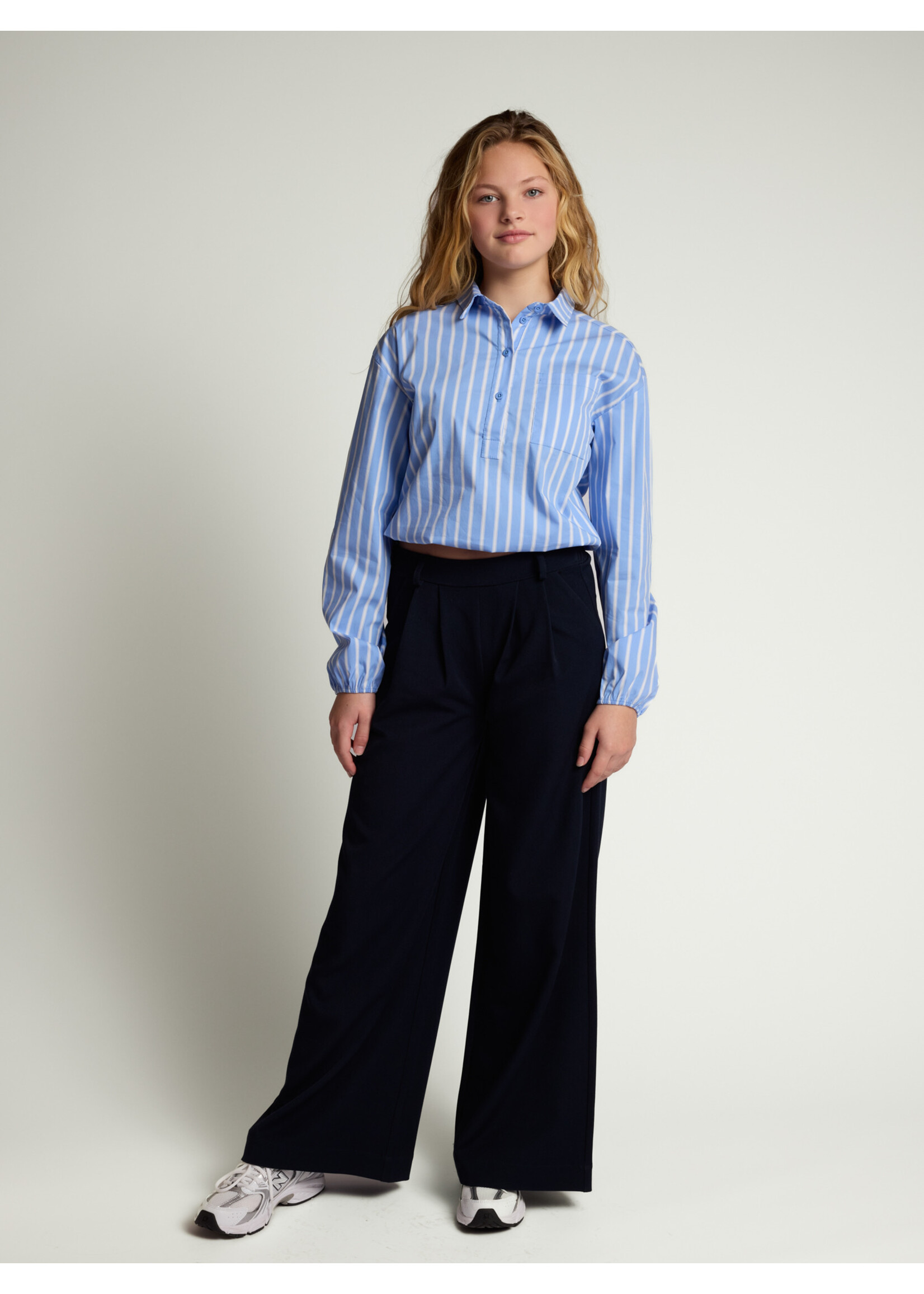 Looxs Broek Wide Leg 5651 - donkerblauw