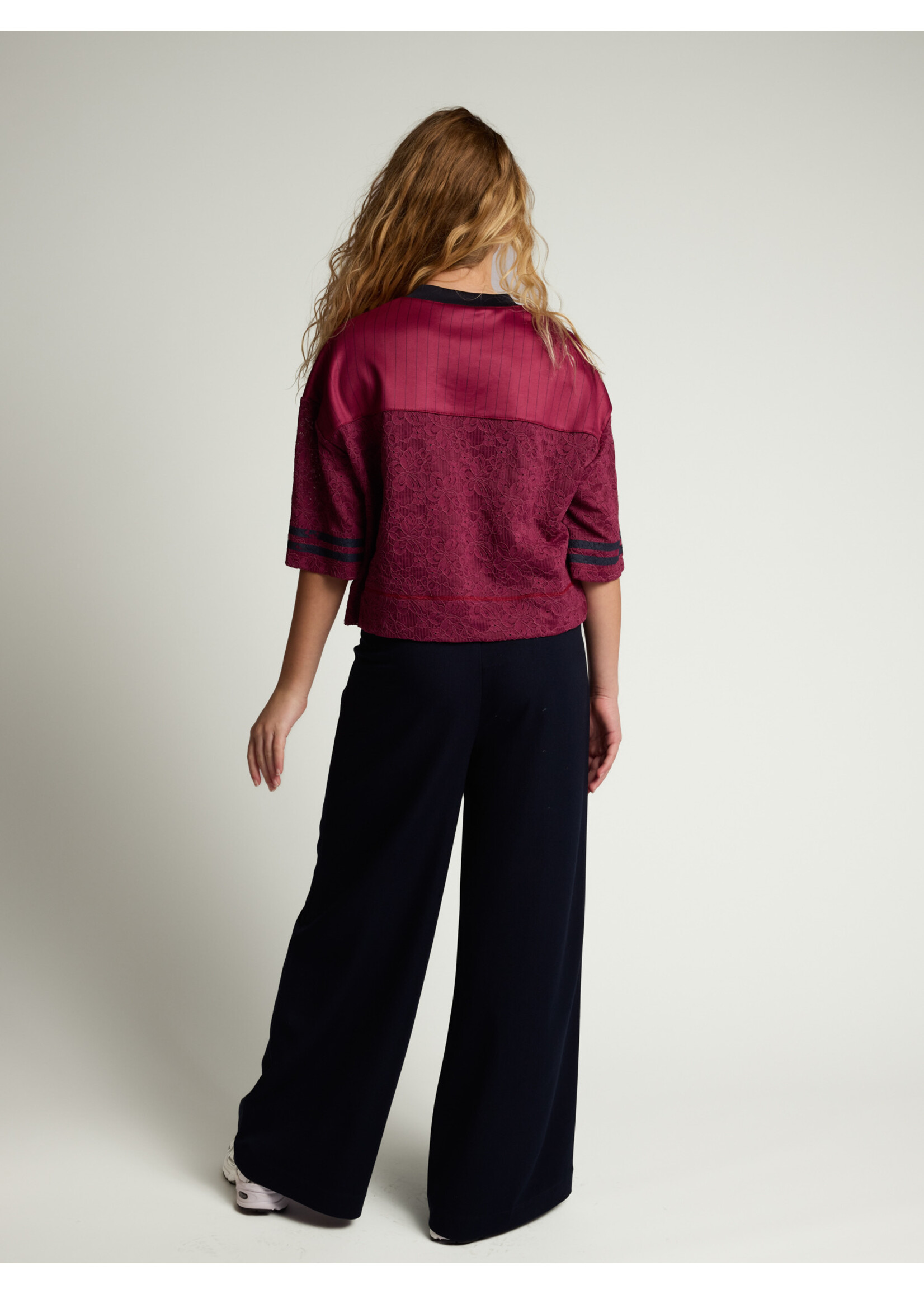 Looxs Broek Wide Leg 5651 - donkerblauw