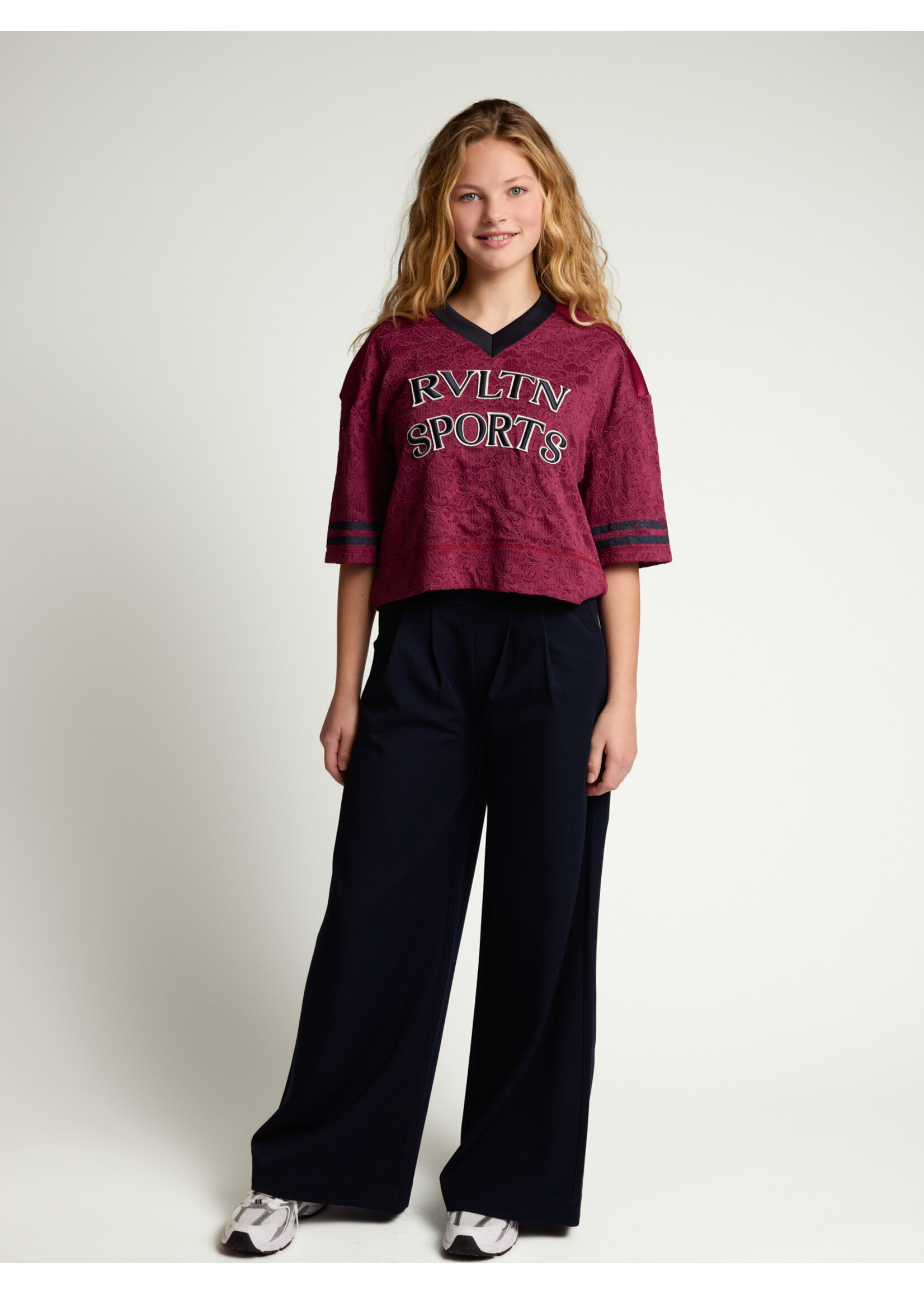 Looxs Broek Wide Leg 5651 - donkerblauw