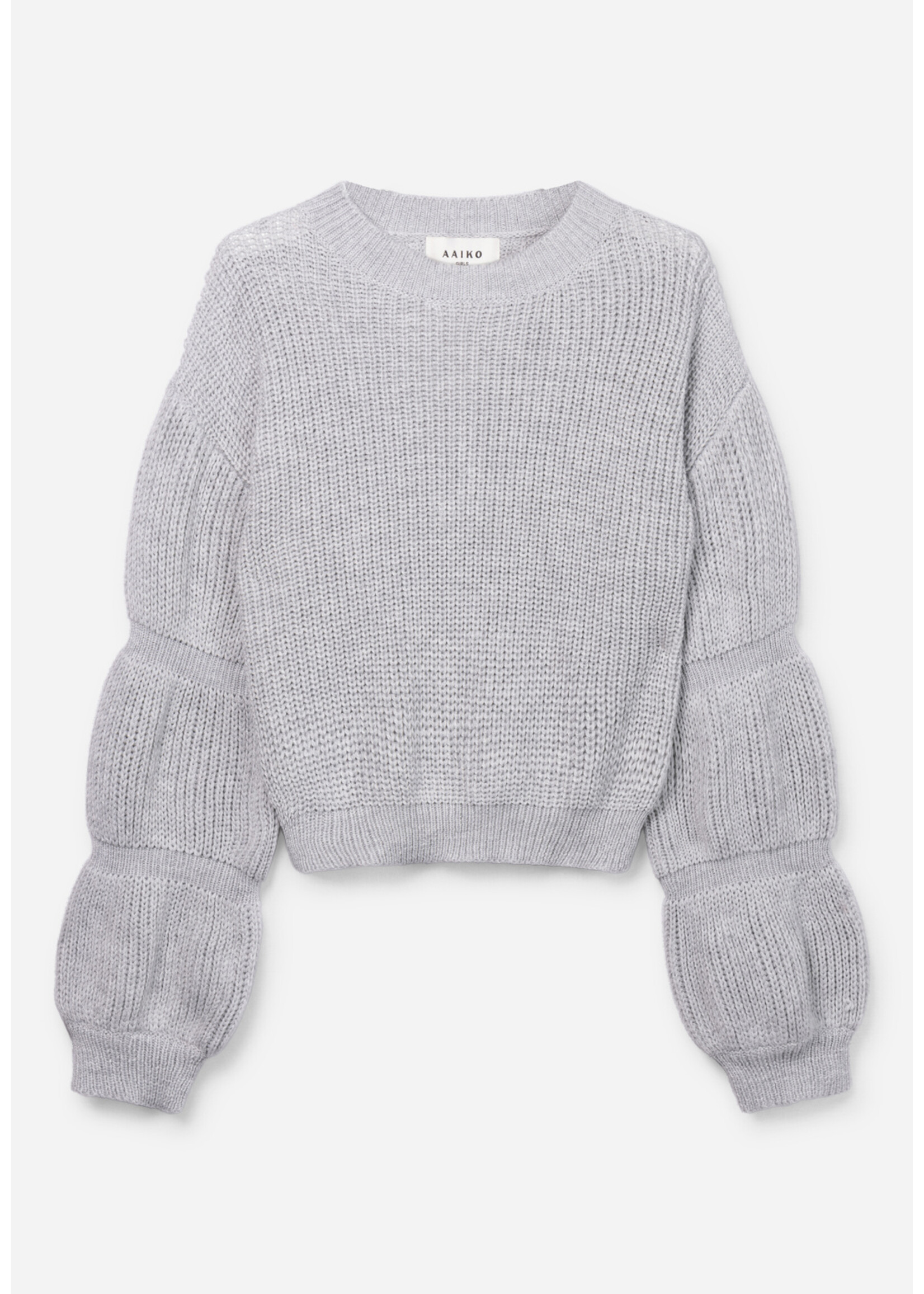 AAIKO Sweater ALOR PAN - grijs gemêleerd