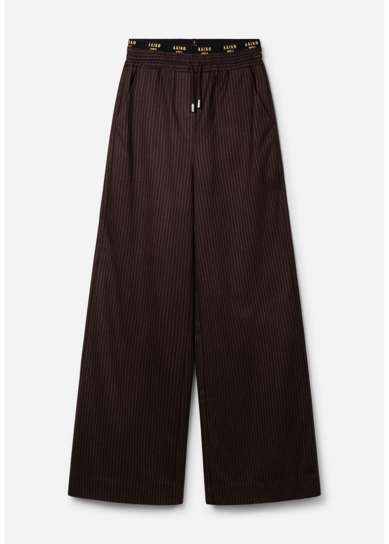 AAIKO Broek ESILA PINSTRIPE - fudge