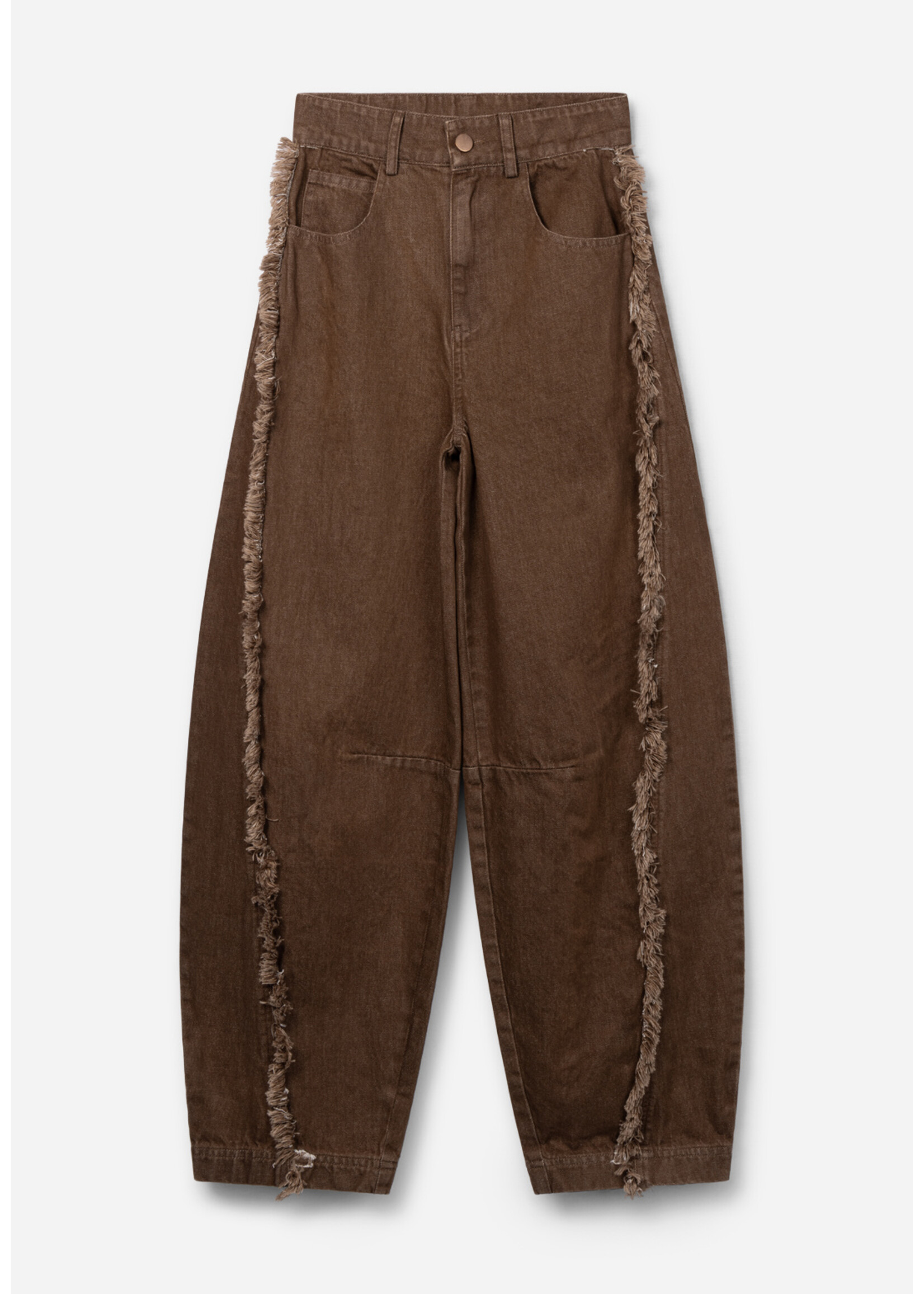 AAIKO Broek QUINN FRINGE - fudge