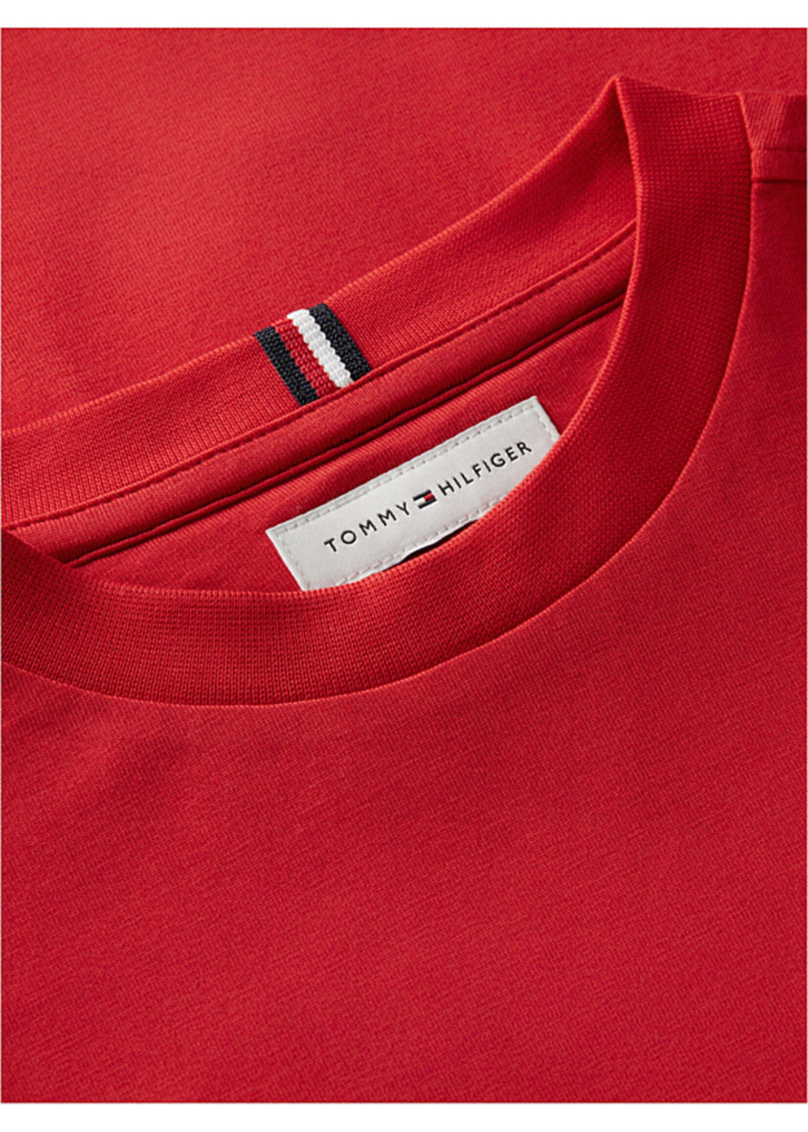 Tommy Hilfiger T-shirt KB0KB10646XL7 - ESSENTIAL LOGO TEE SS - rood