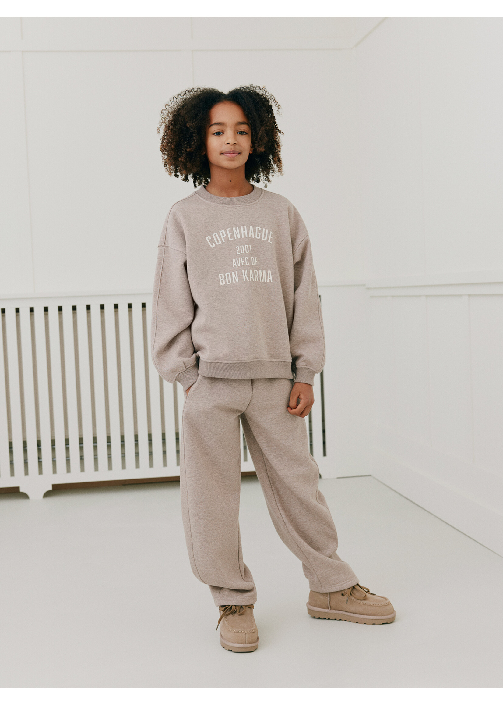 Sofie Schnoor Joggingbroek  BaraSY G263228 - bruin gemêleerd