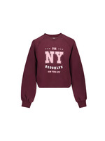 Geisha Sweater balloon NY 62551 - bordeaux/roze