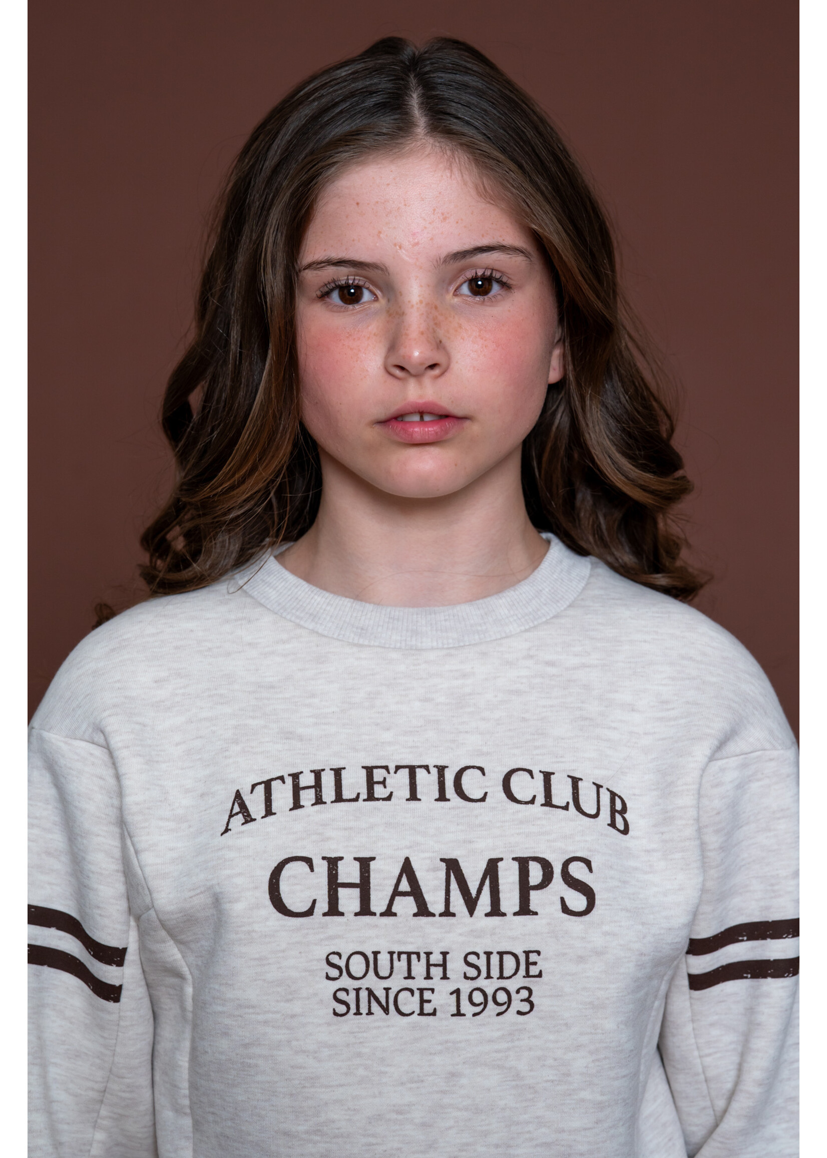 Geisha Sweater Champs 62552 - bruin/beige