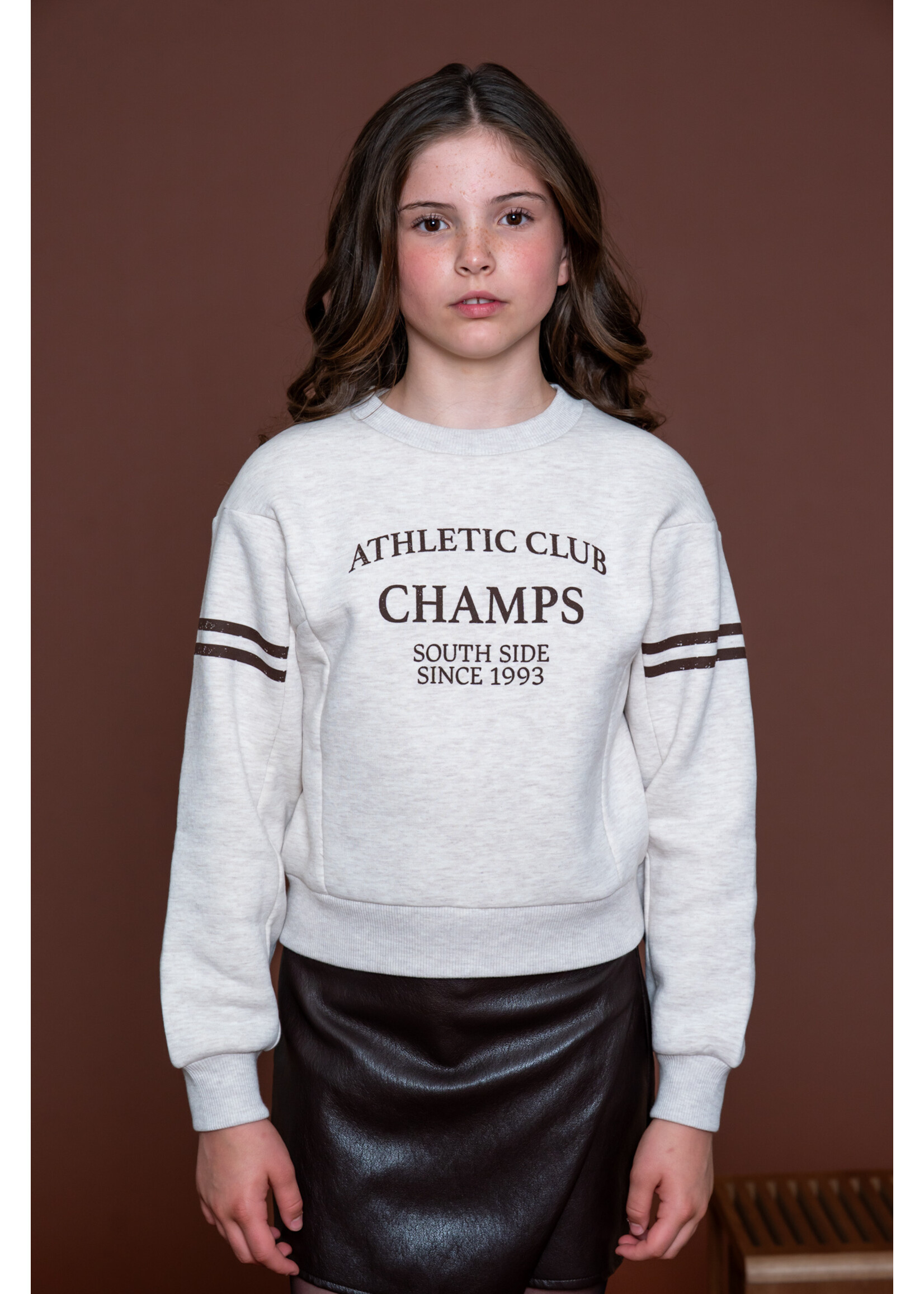 Geisha Sweater Champs 62552 - bruin/beige