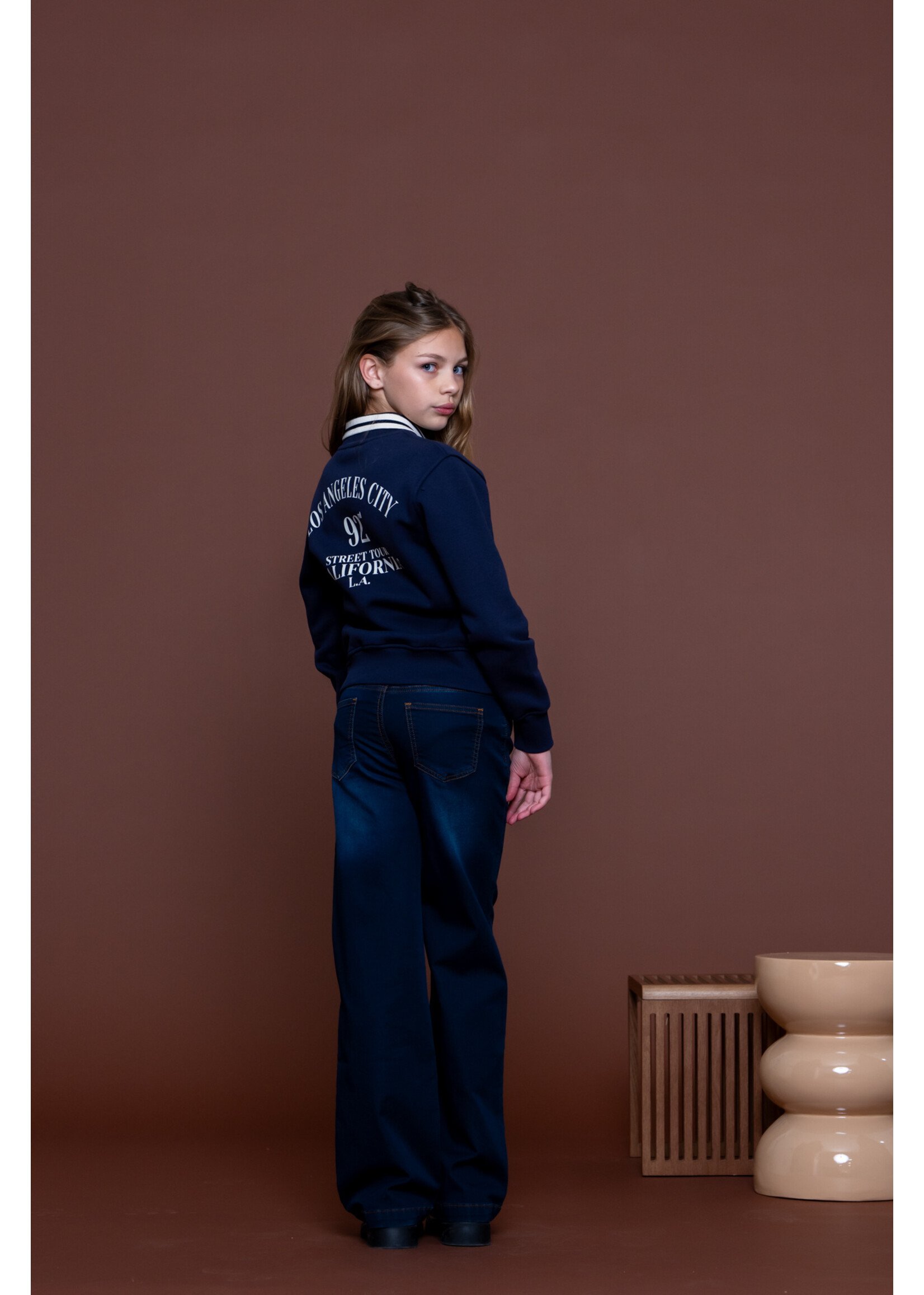 Geisha Jeans 61554 - zwart/blauw jogdenim