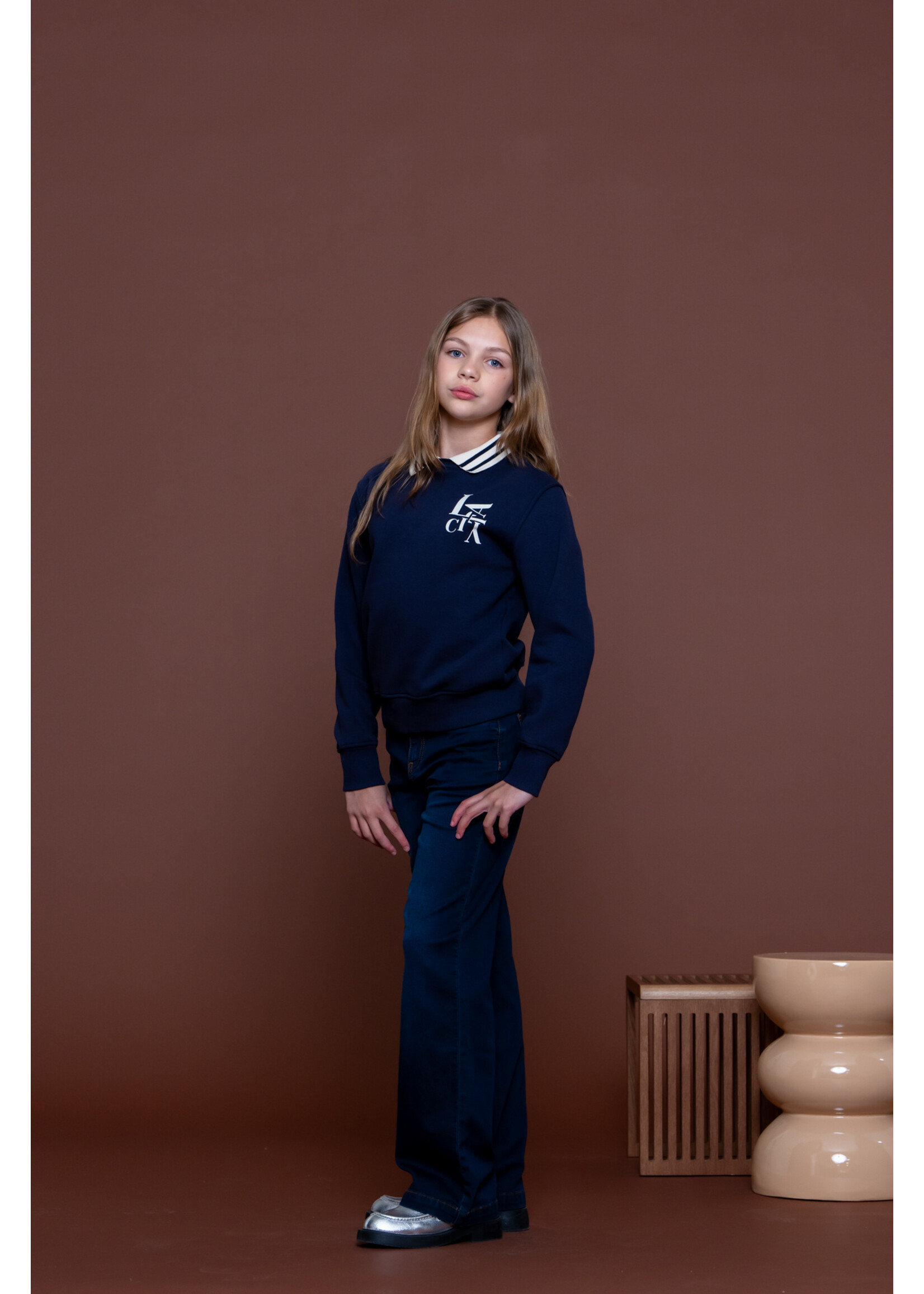 Geisha Jeans 61554 - zwart/blauw jogdenim