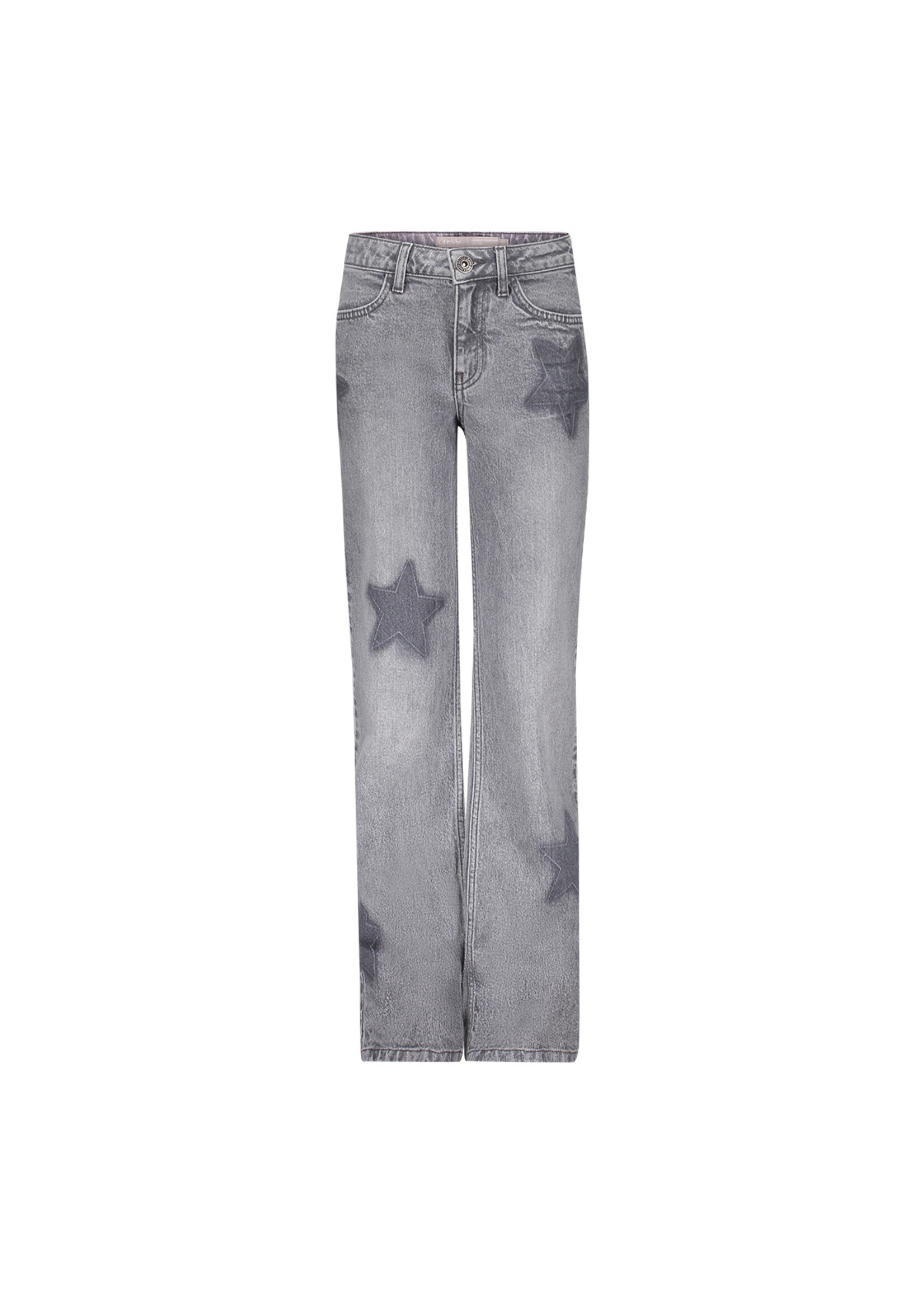 Geisha Jeans 61628 wide leg - grijs denim