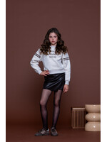Geisha Korte broek pu leer 61640 - bruin